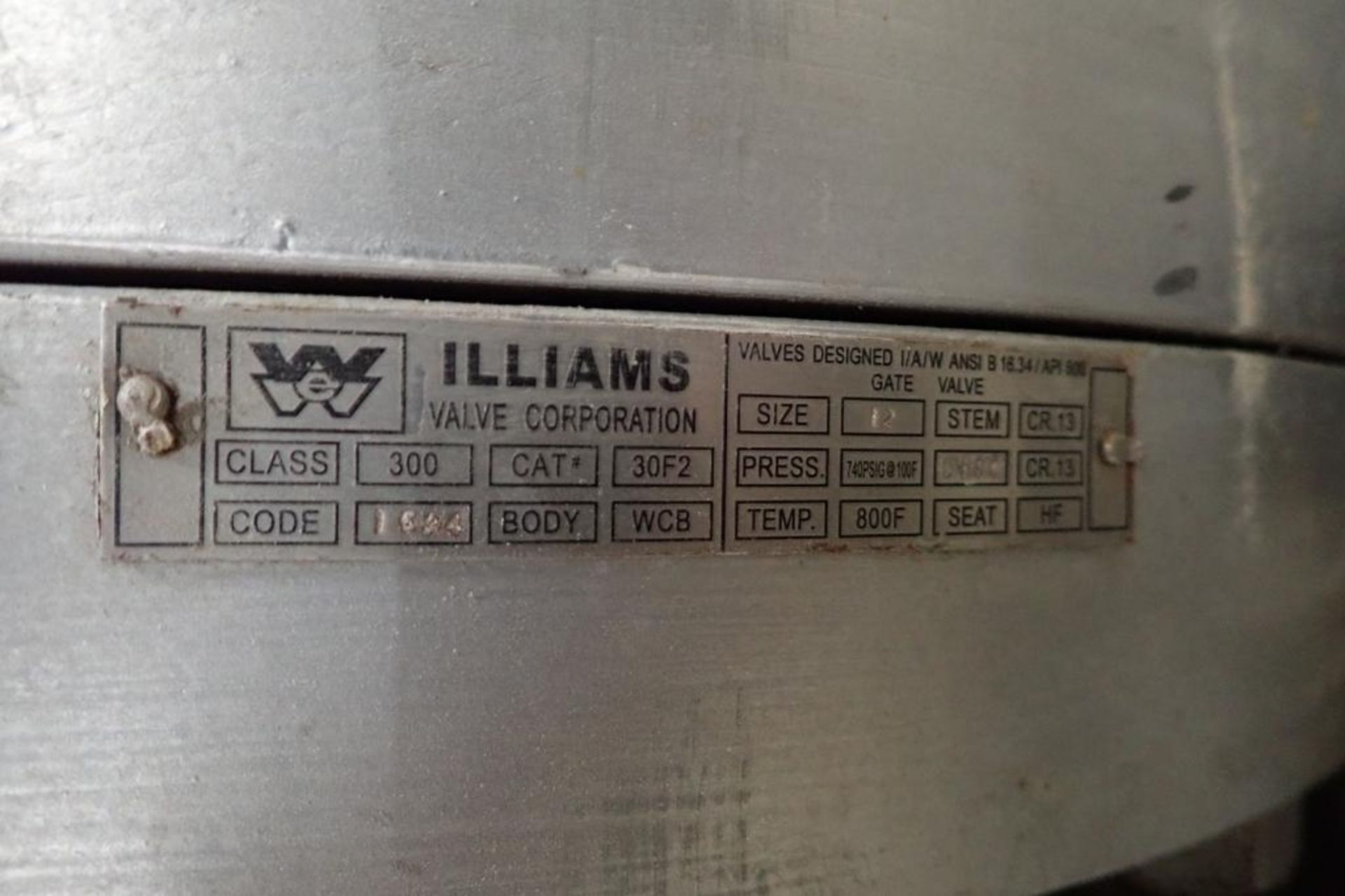 Williams 12 in. gate valve - (Located in Fayetteville, AR) - Image 10 of 10