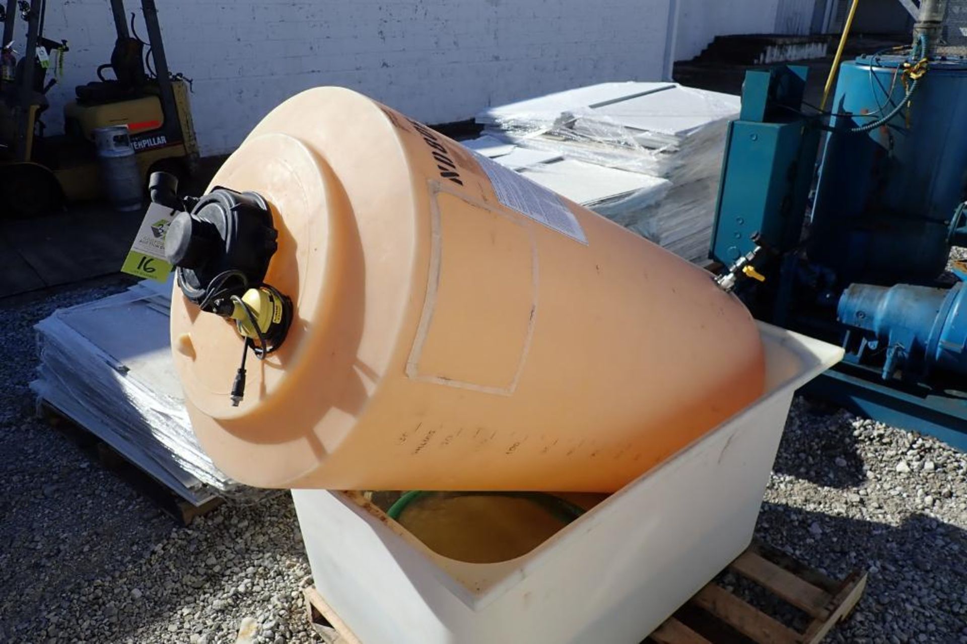 (3) Poly chemical 150 Gal. storage tanks - (Located in Fayetteville, AR) - Image 2 of 8