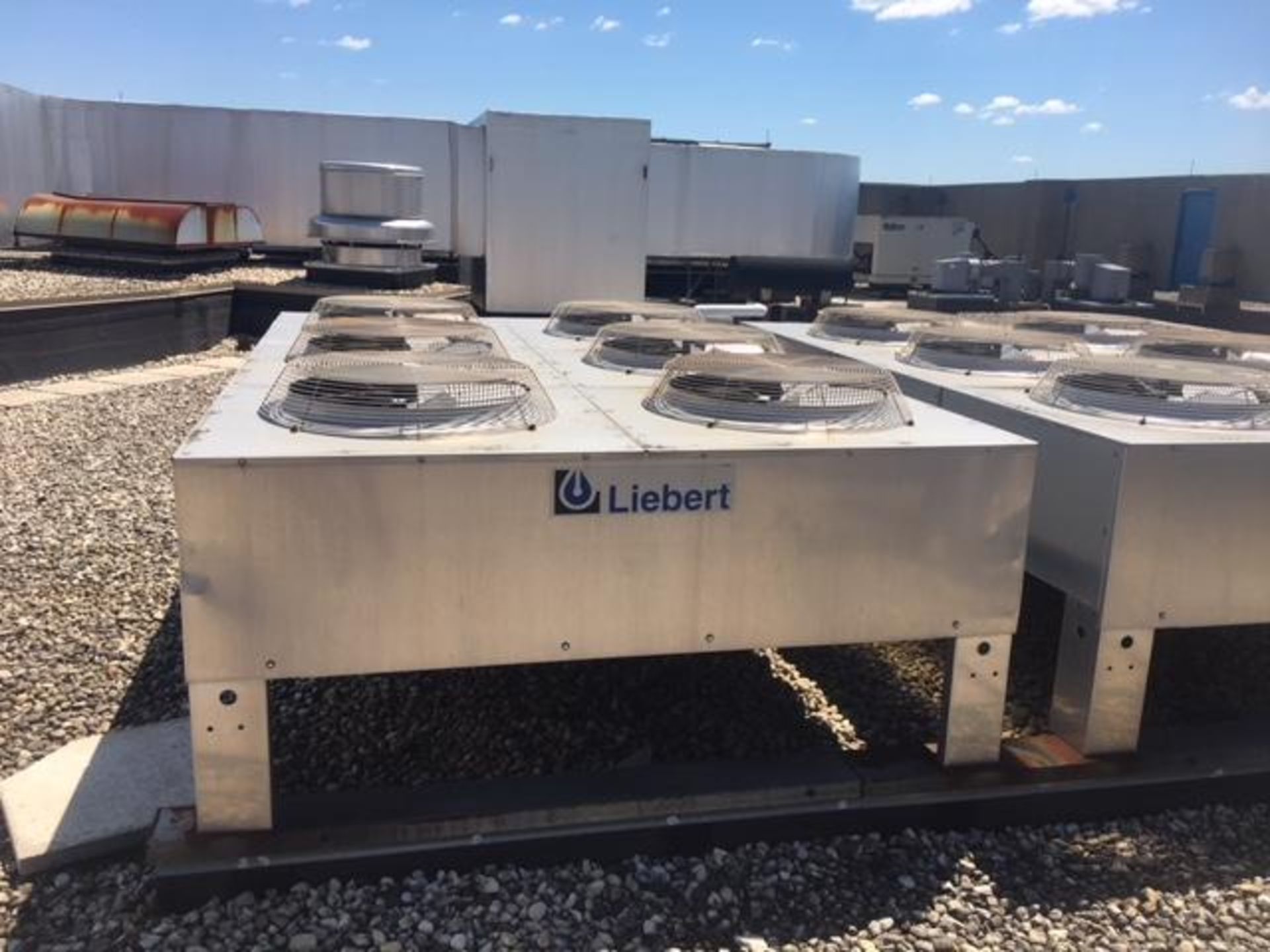 (2) 2008 Liebert 6-fan roof top dry condensers - (Located in Naperville, IL) - Image 7 of 9