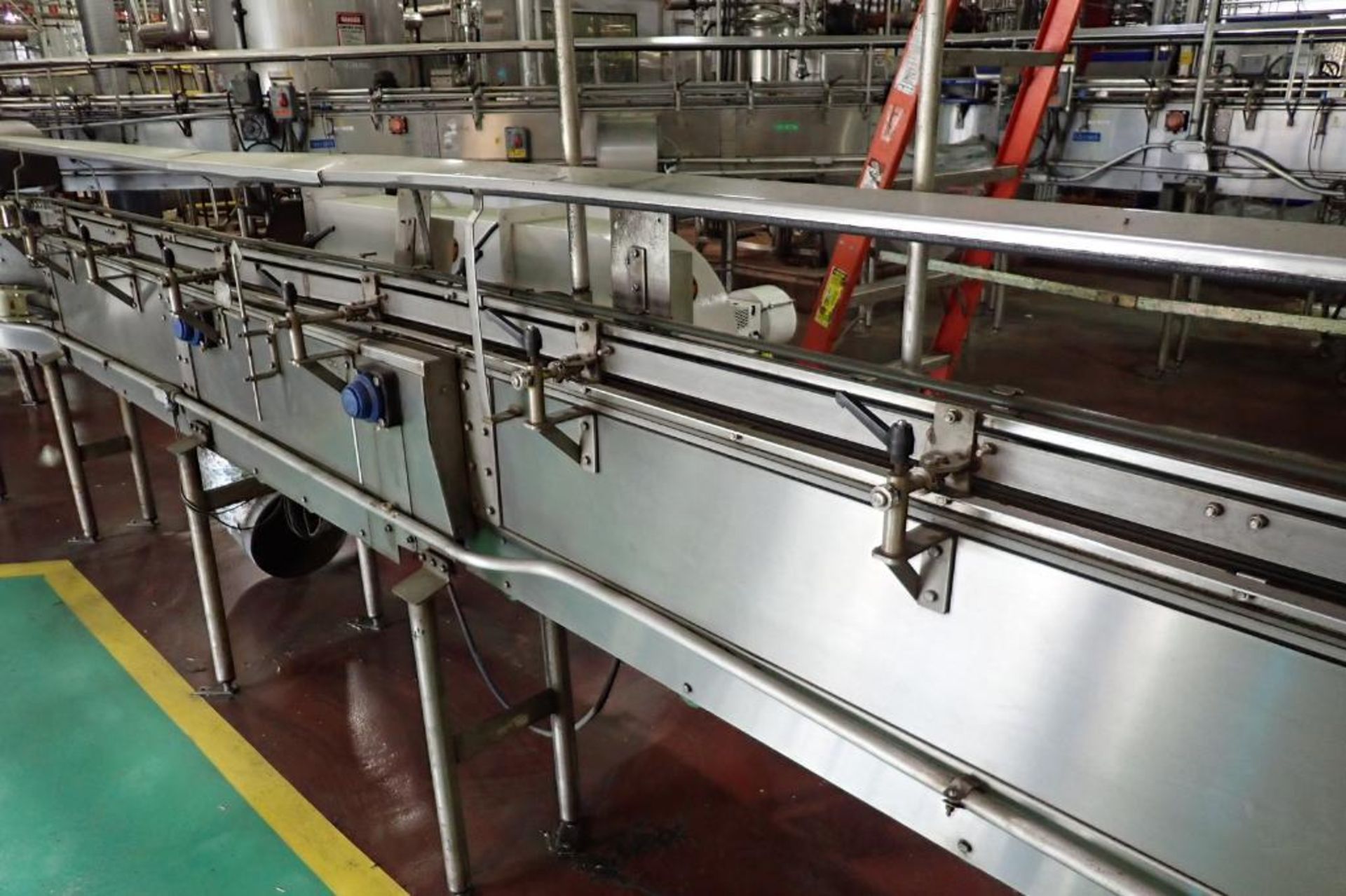 GEBO SS adjustable can conveyor - (Located in Newport, TN) - Image 3 of 7