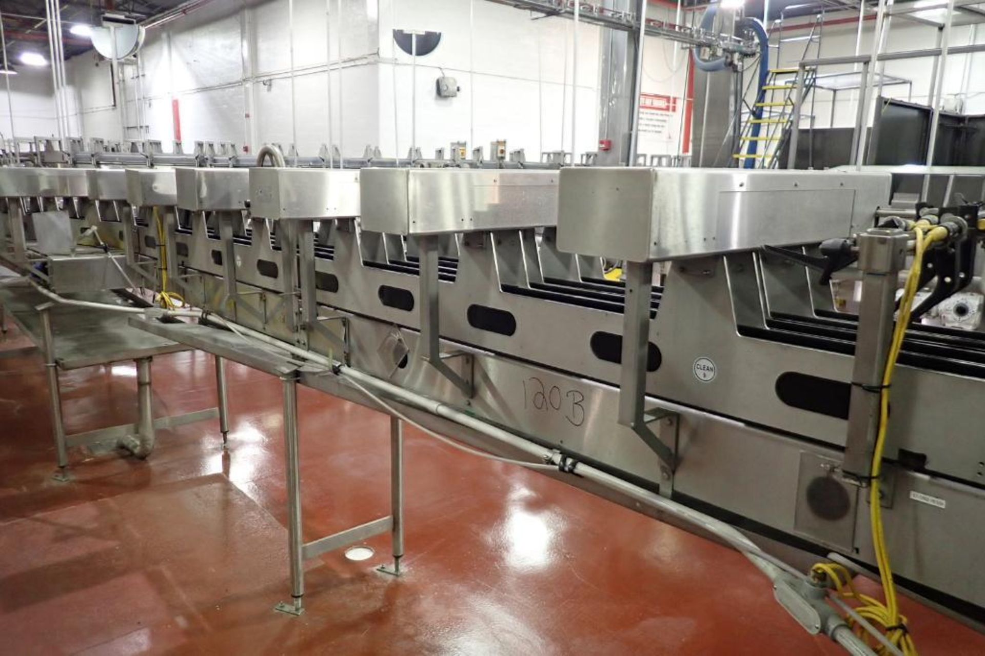 GEBO SS adjustable 4-lane can conveyor - (Located in Newport, TN) - Image 7 of 18