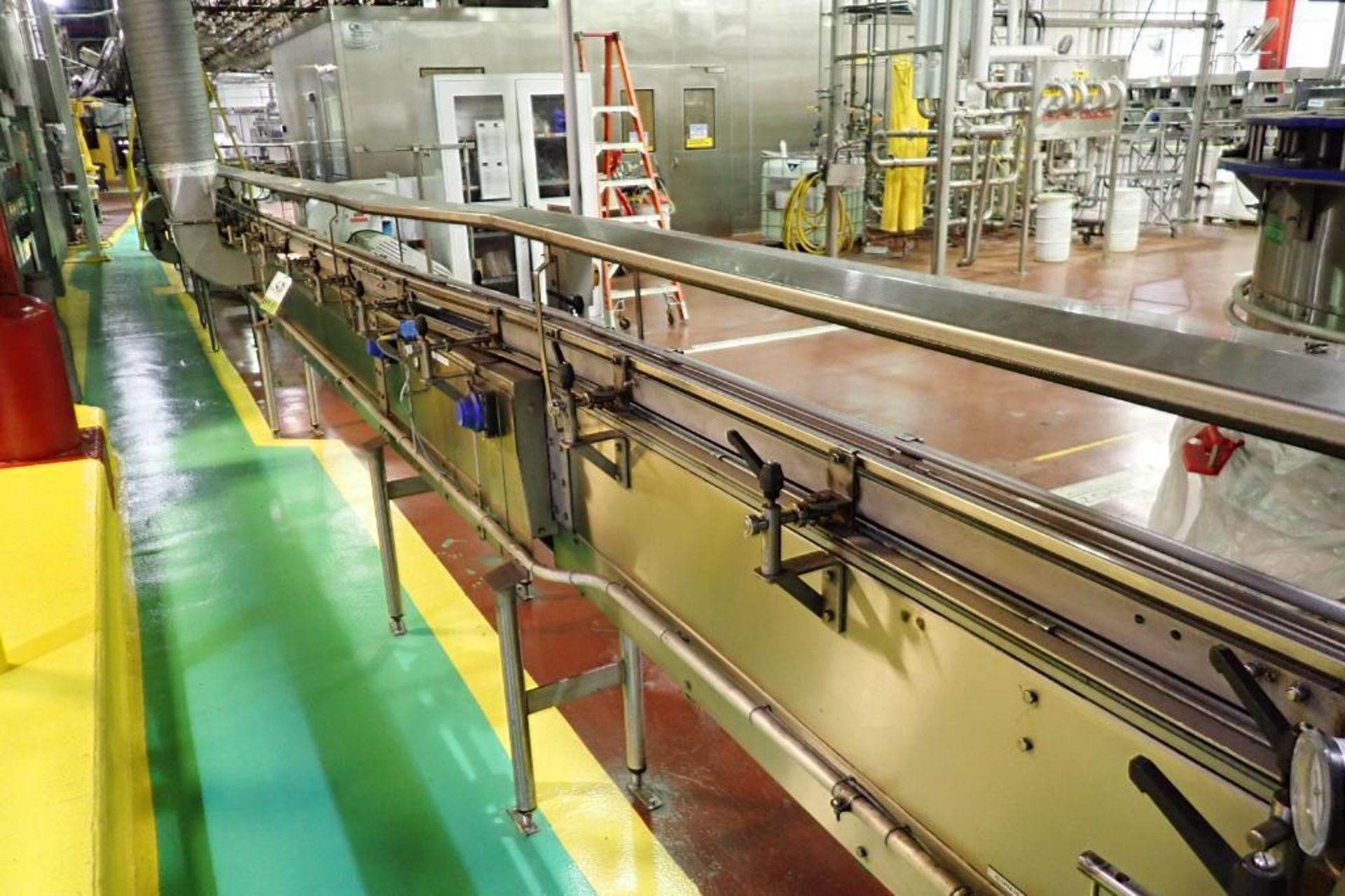 GEBO SS adjustable can conveyor - (Located in Newport, TN) - Image 3 of 13