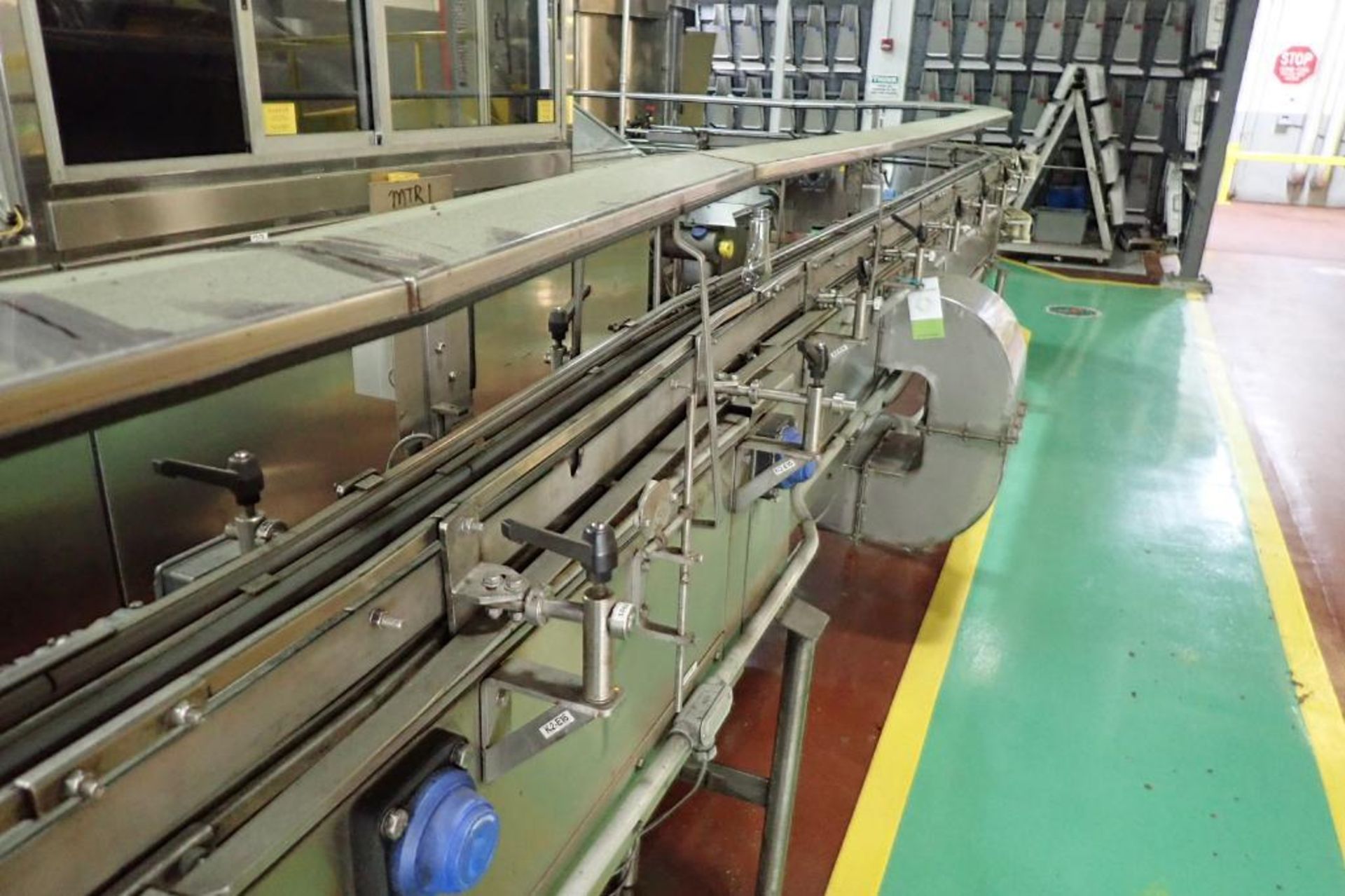 GEBO SS adjustable can conveyor - (Located in Newport, TN) - Image 2 of 7