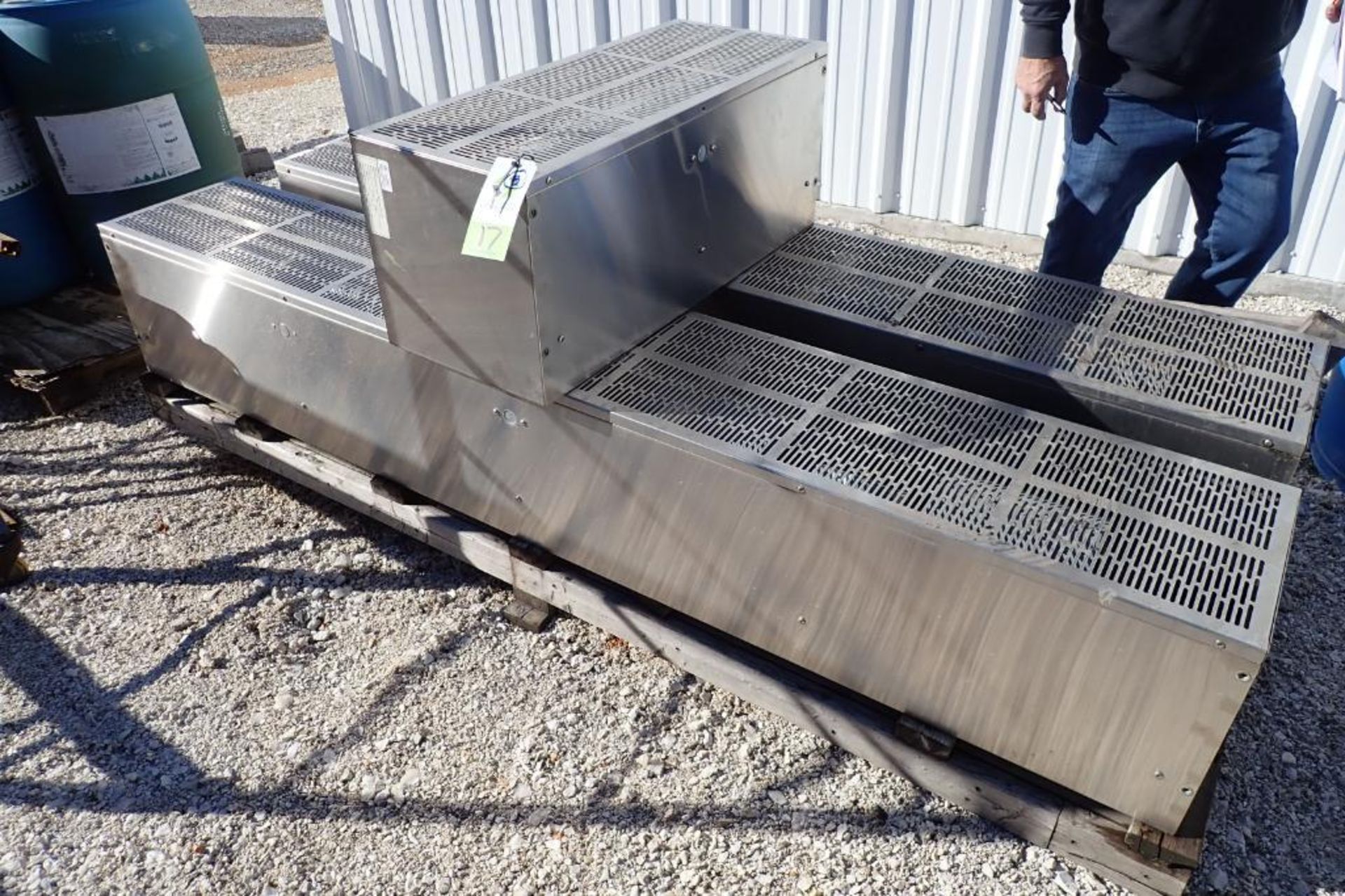 Pallet of Stainless Steel TMI air curtains - (Located in Fayetteville, AR)