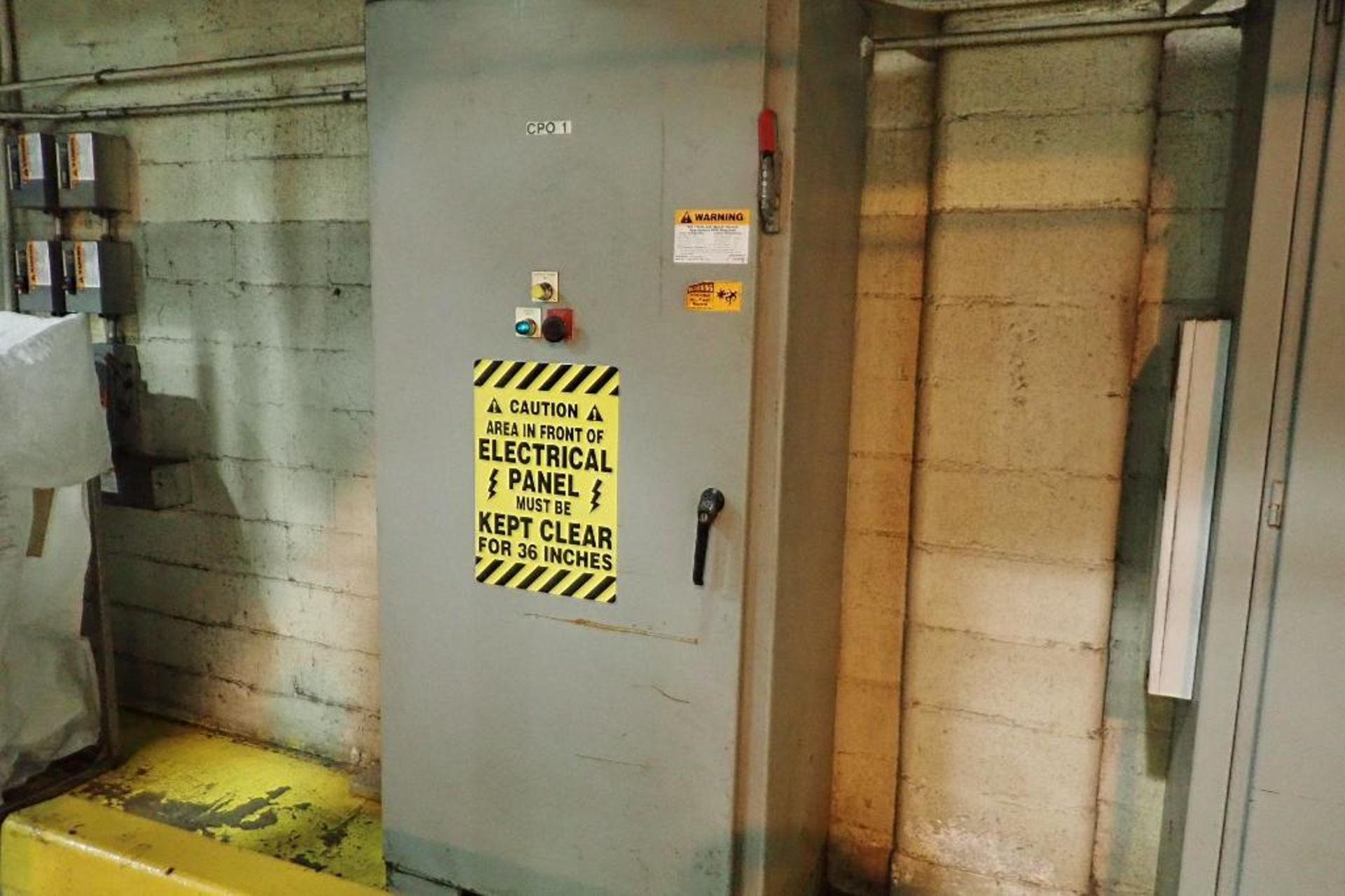 Mild steel electrical panel for all conveyors. - (Located in Newport, TN)