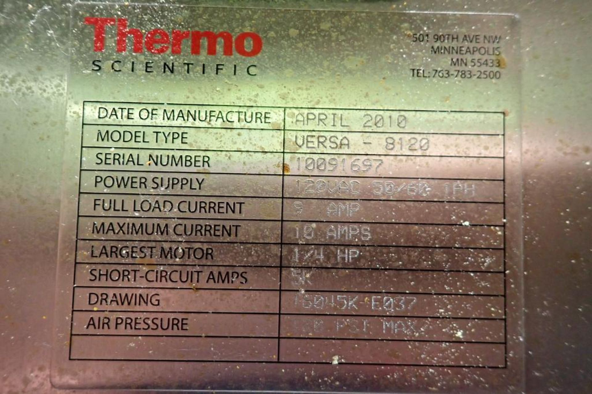 2010 Thermo checkweigher - (Located in Fayetteville, AR) - Image 6 of 8