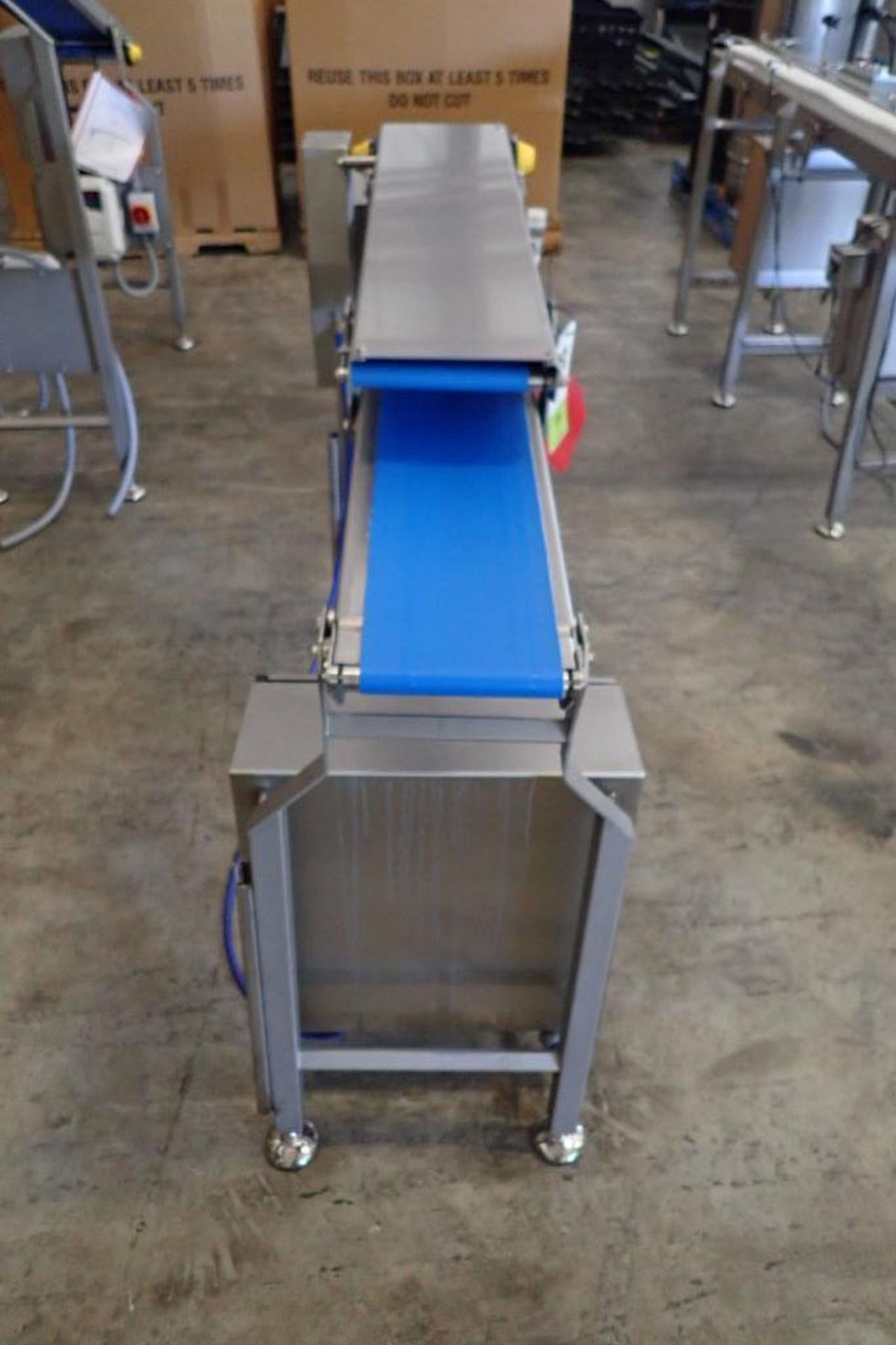 M-tech compression conveyor, 67 in. long x 7.25 in. wide x 38 in. tall, powerflex 40 vfd ** THE - Image 2 of 15