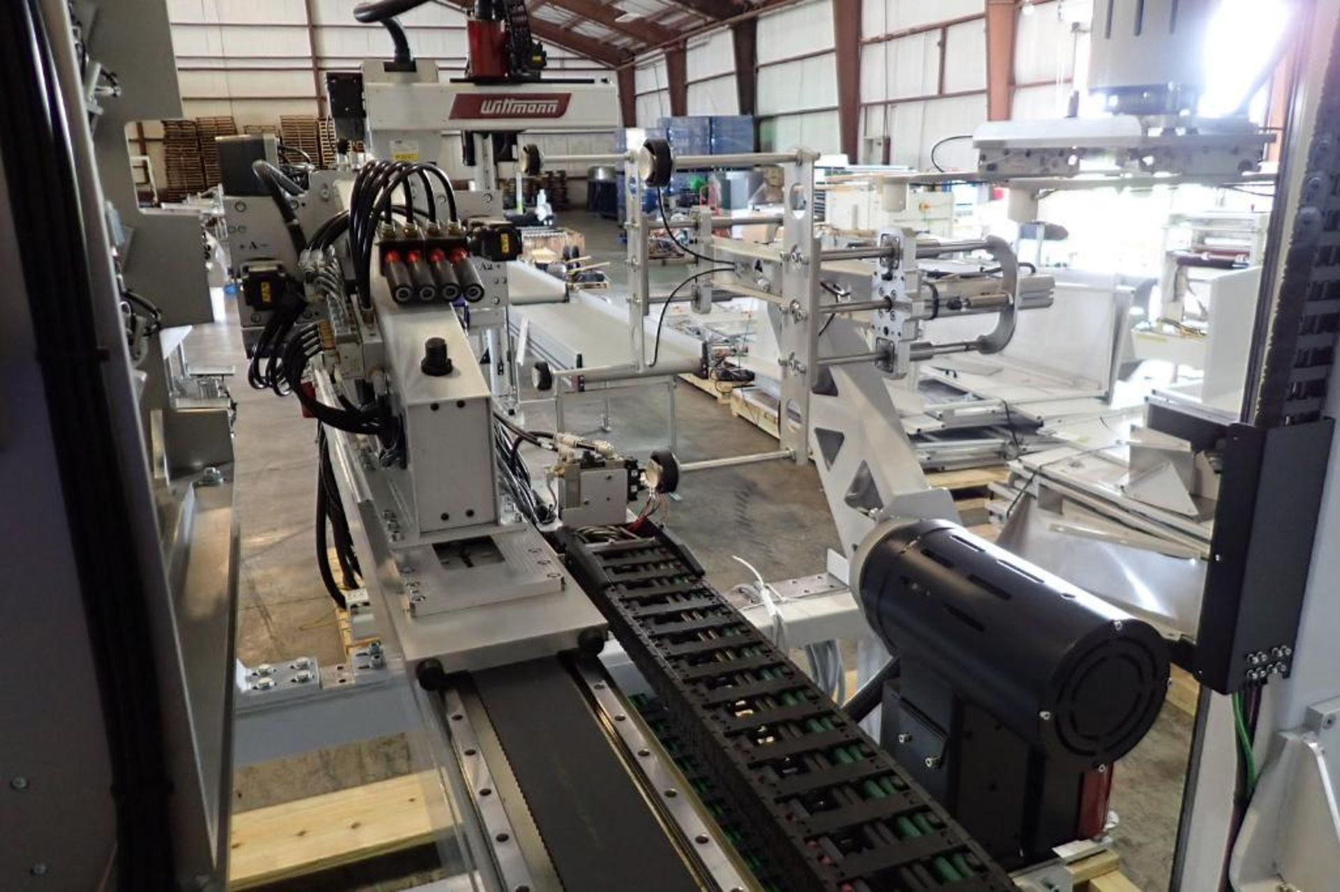 2015 Whittmann robotic inter molded label placing system, robot type W837-0139, article number - Image 12 of 96