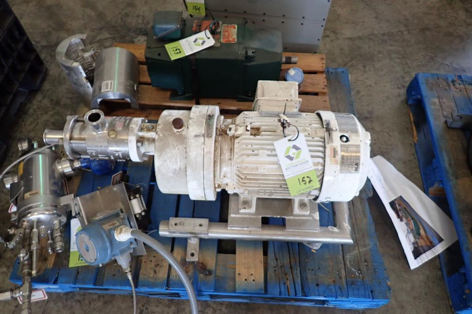 IKA 2000 series centrifugal pump, 10 hp, 1.5 in. in/out { Rigging Fee: $25}