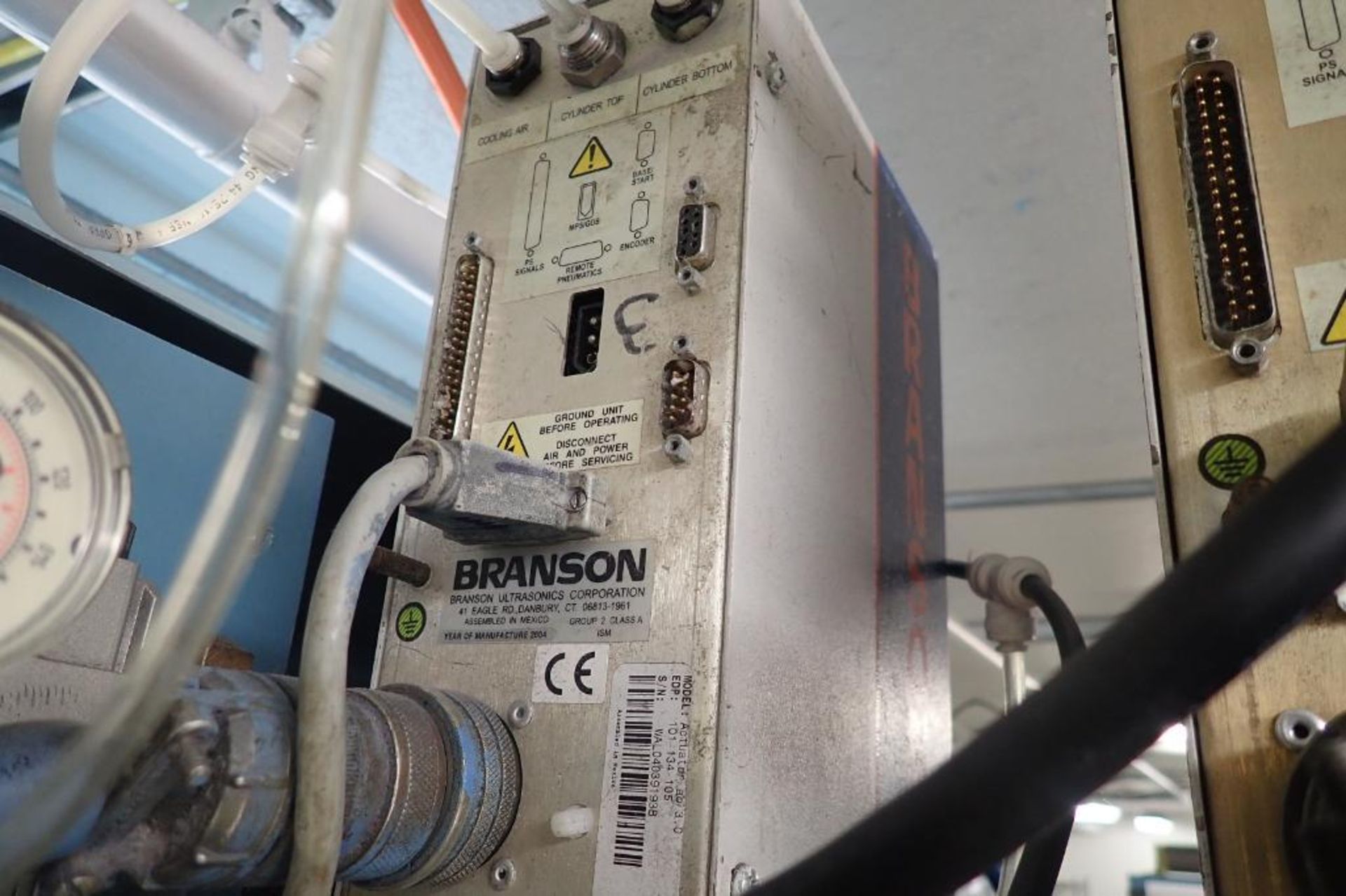 Branson 2000 ultrasonic welder, Actuator ao 3.0, 2001 Branson power supply Model 2000bdc 20:2.2 ** - Image 6 of 9