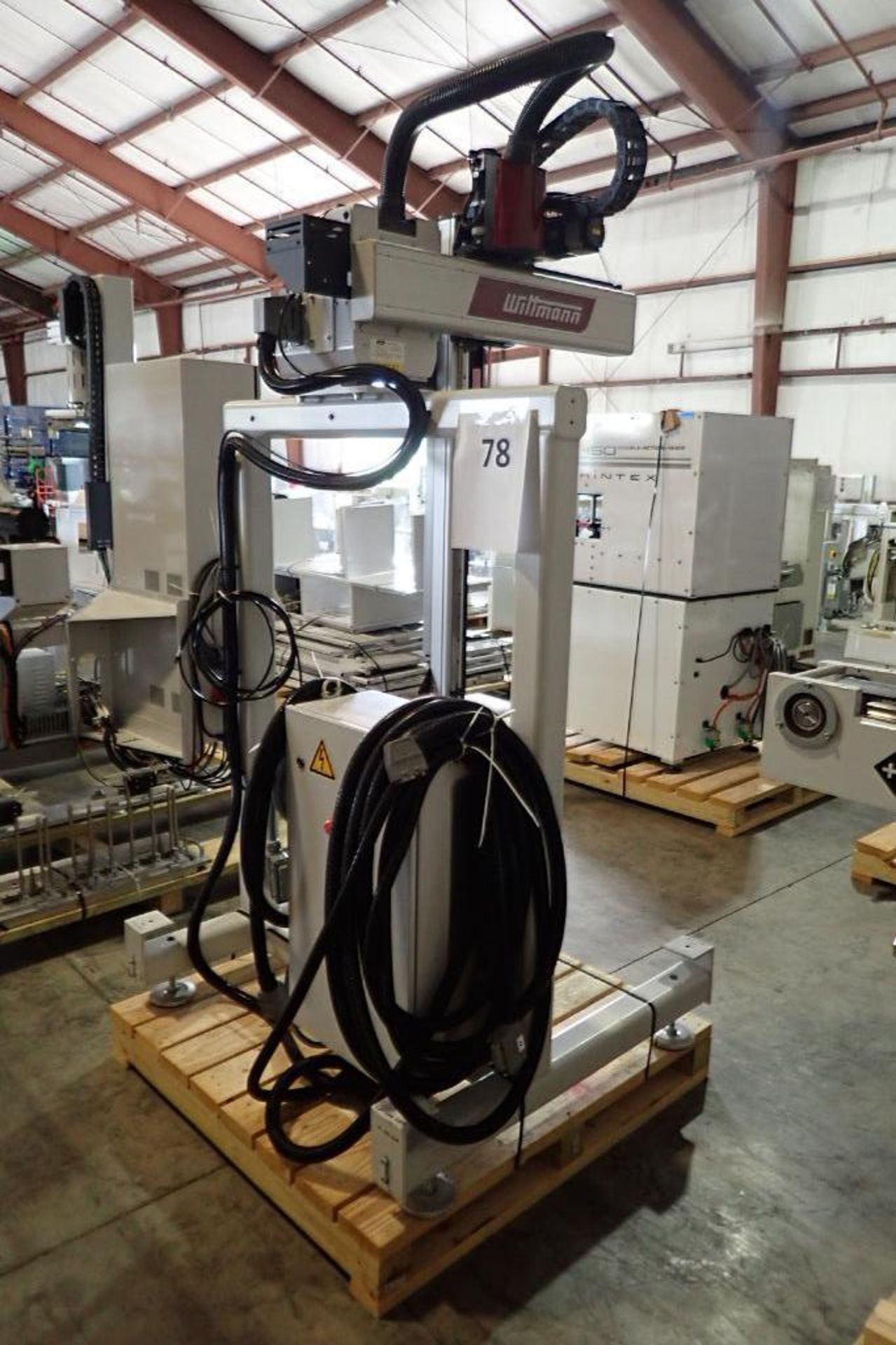 2015 Whittmann robotic inter molded label placing system, robot type W837-0139, article number - Image 41 of 96