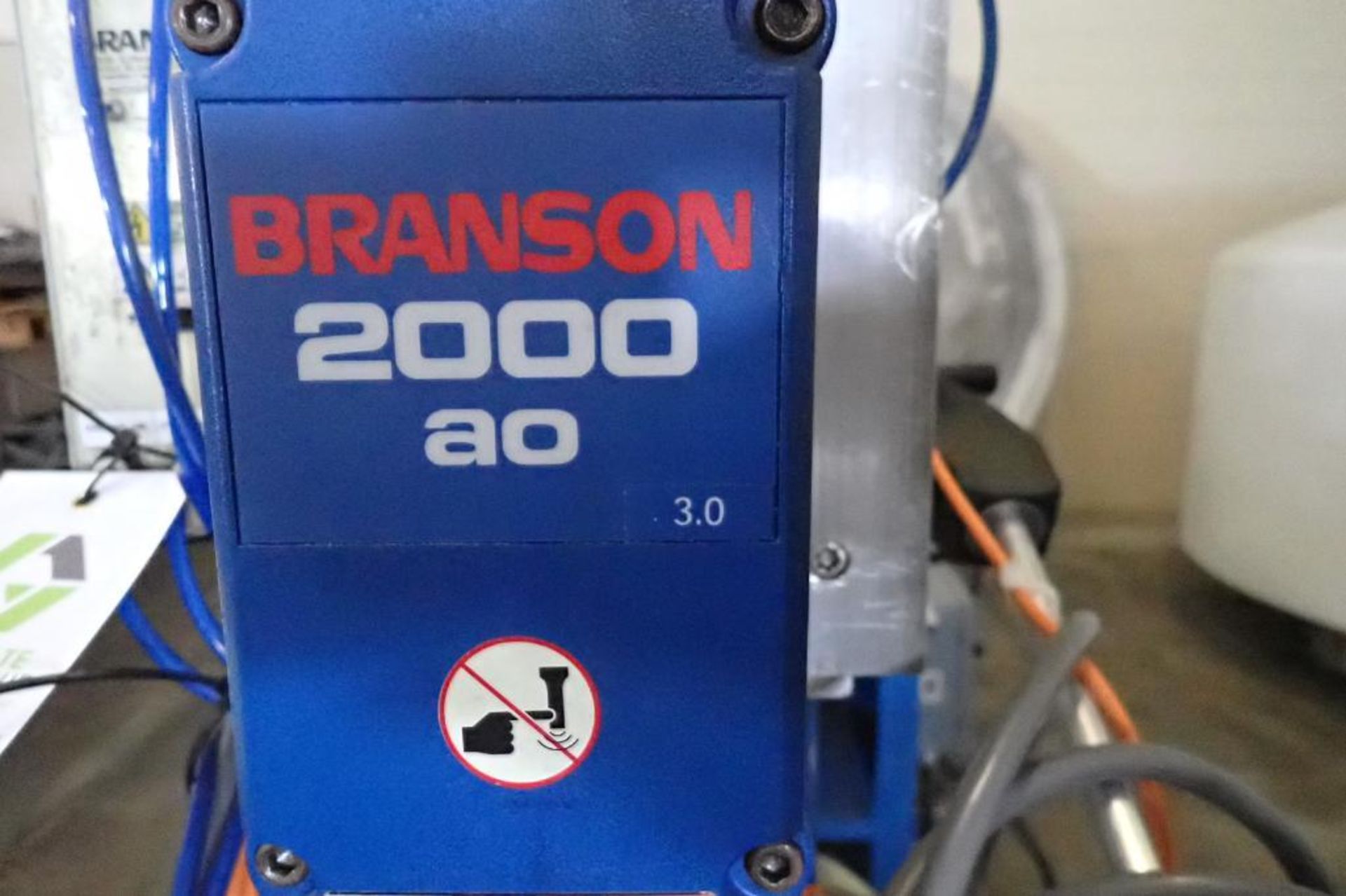 Branson Ultrasonic welder, Model 2000ao, mild steel frame { Rigging Fee: $50} - Image 9 of 16