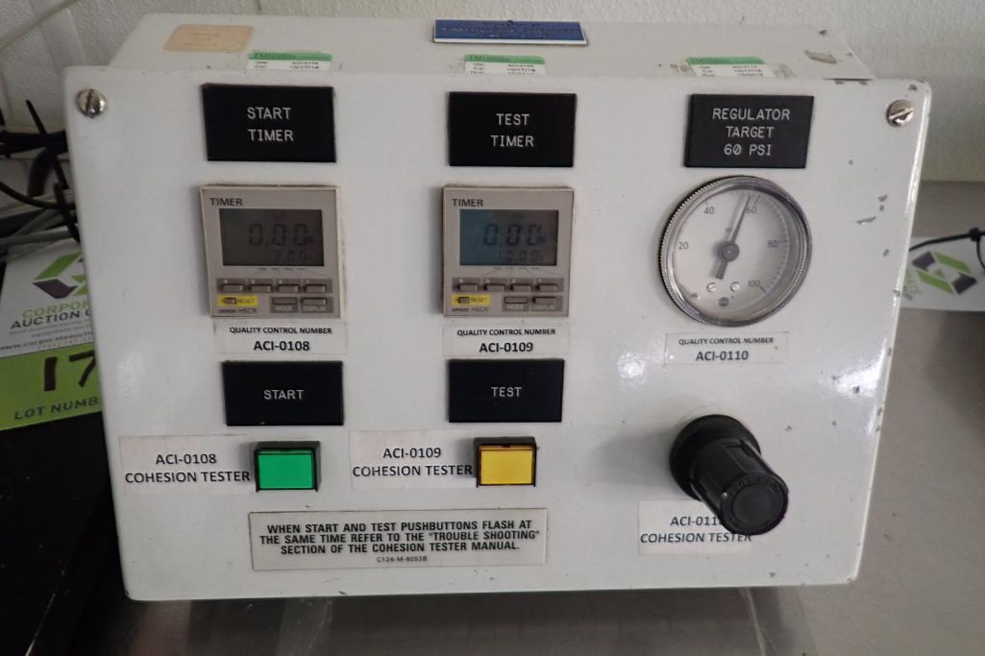 Chatillon DFIS-50 cohesion tester, 50 x 0.05 lb { Rigging Fee: $25} - Image 7 of 9