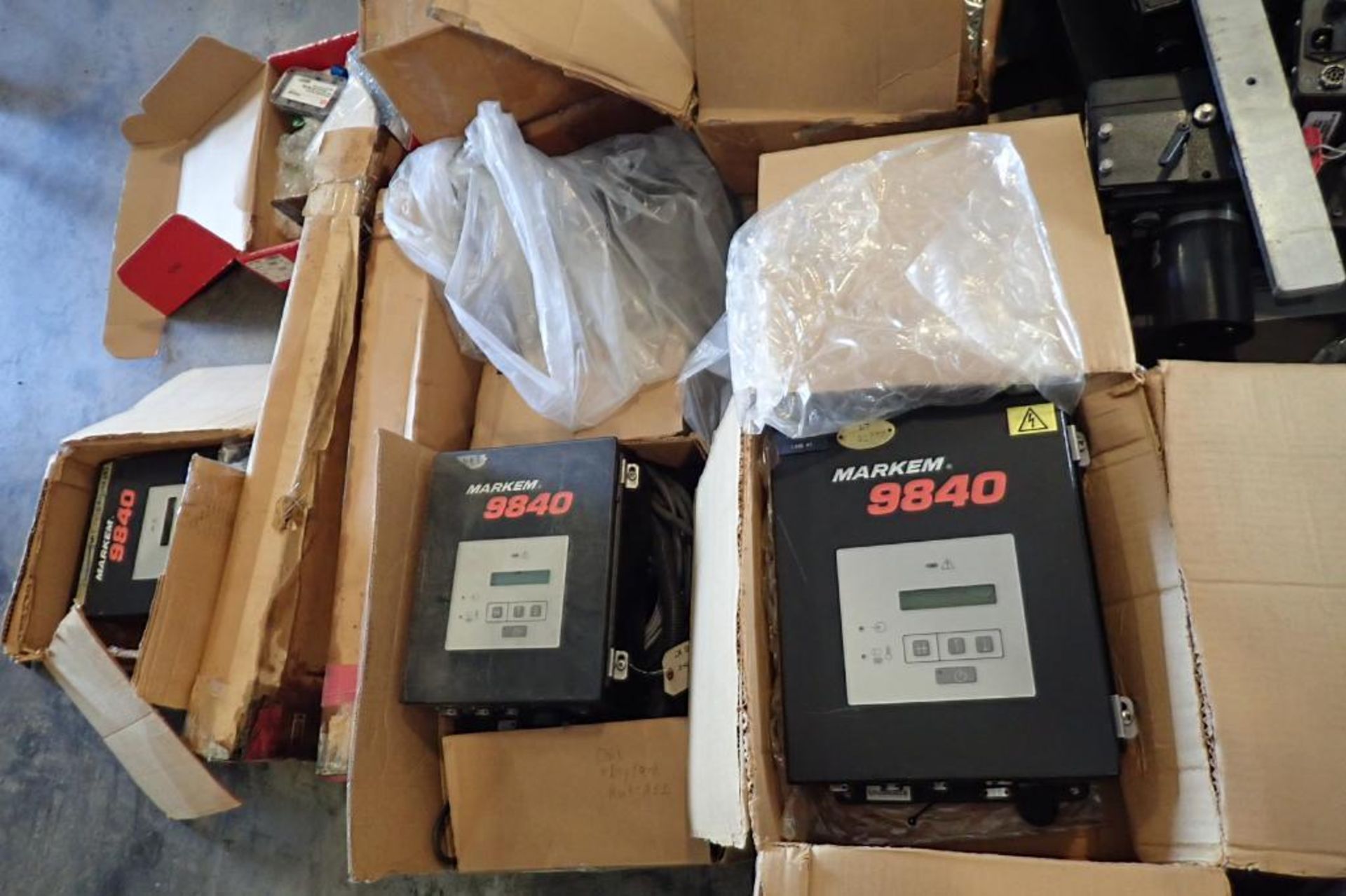 Pallet of assorted Markem 9840 coders and parts, approximately 11 control boxes { Rigging Fee: $25} - Image 9 of 12