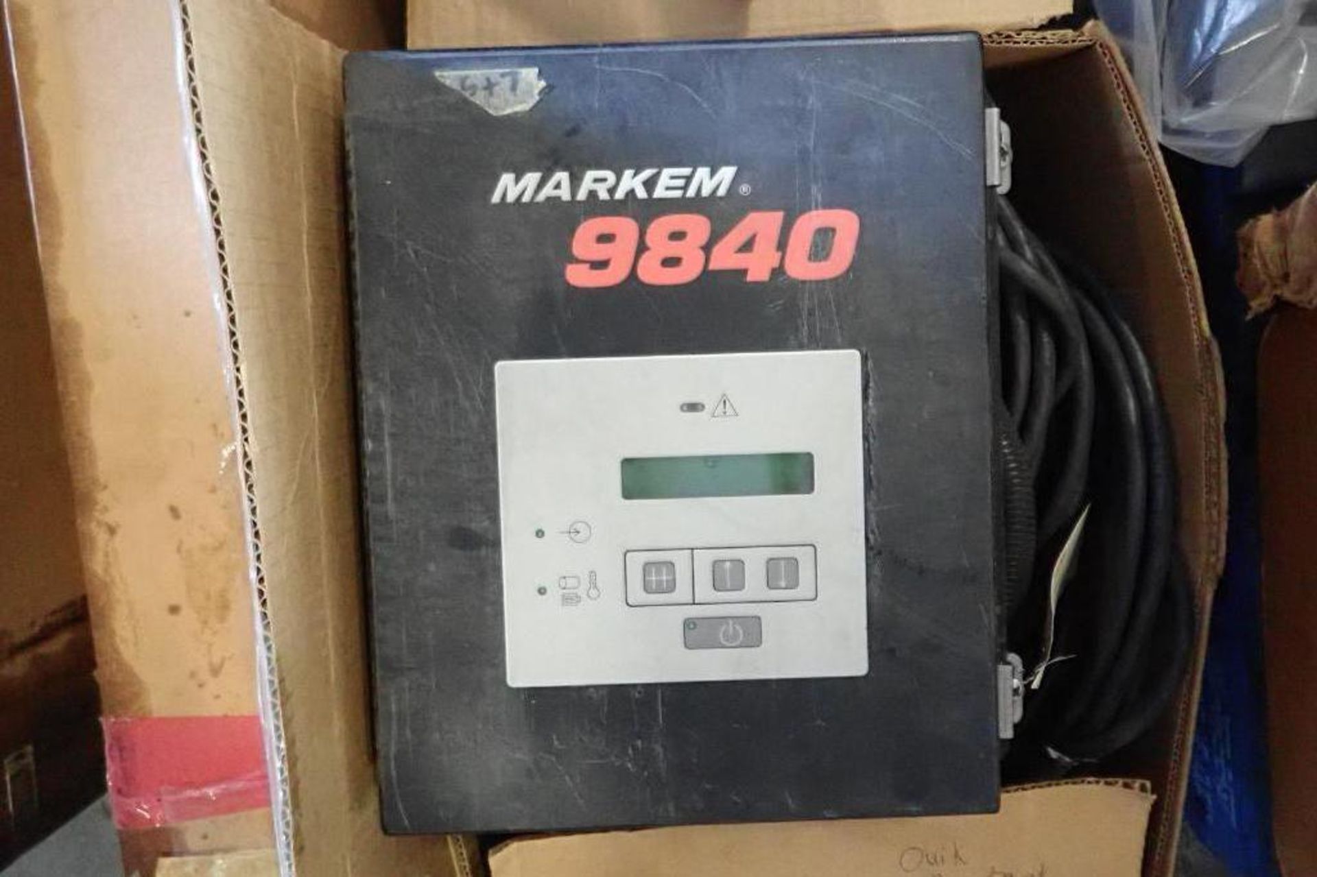 Pallet of assorted Markem 9840 coders and parts, approximately 11 control boxes { Rigging Fee: $25} - Image 5 of 12