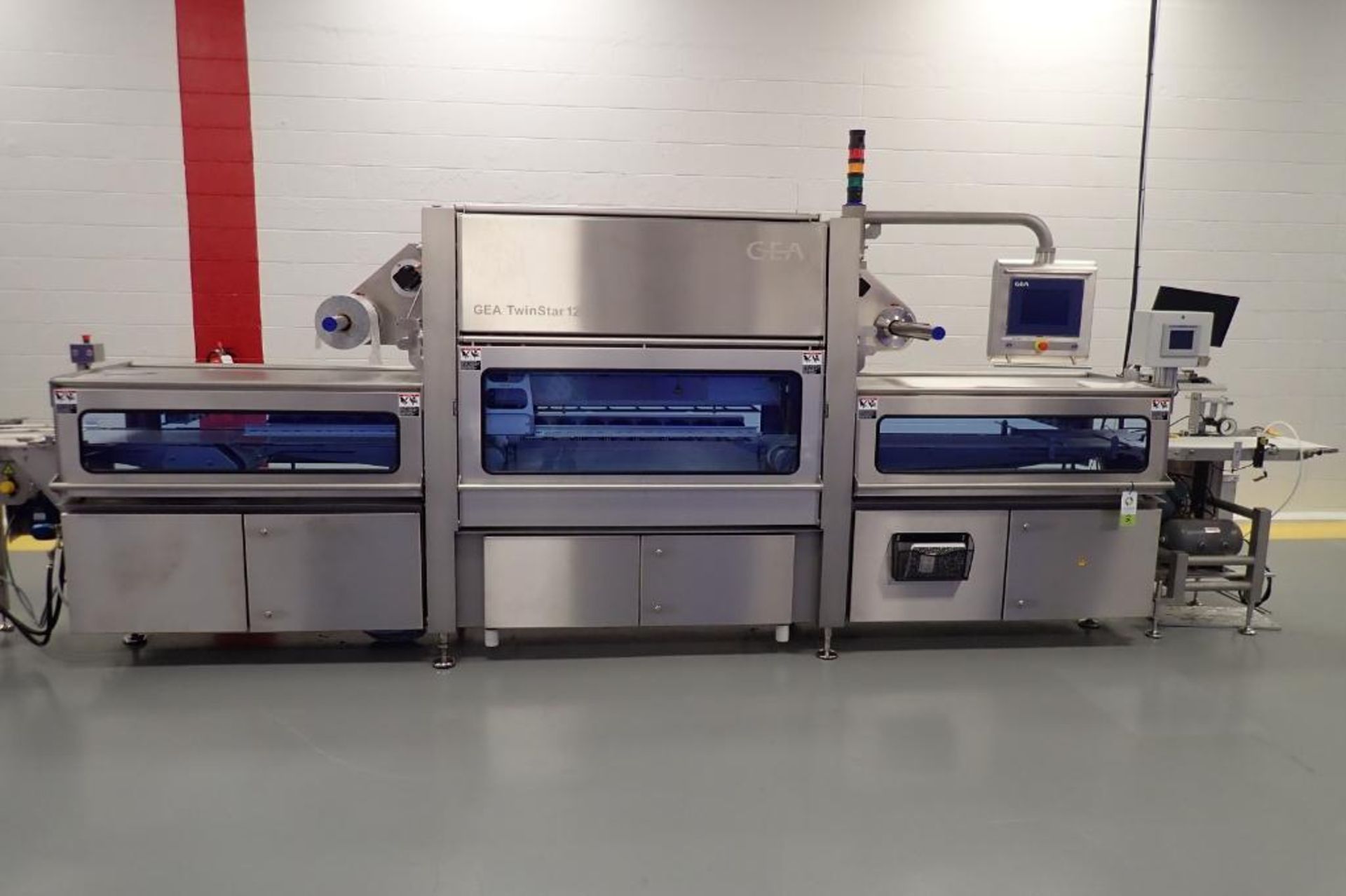 2015 GEA twinstar 8 spot tray sealer, SN 4047100314, 4 in. infeed x 12.5 in. discharge, Allen - Image 3 of 101