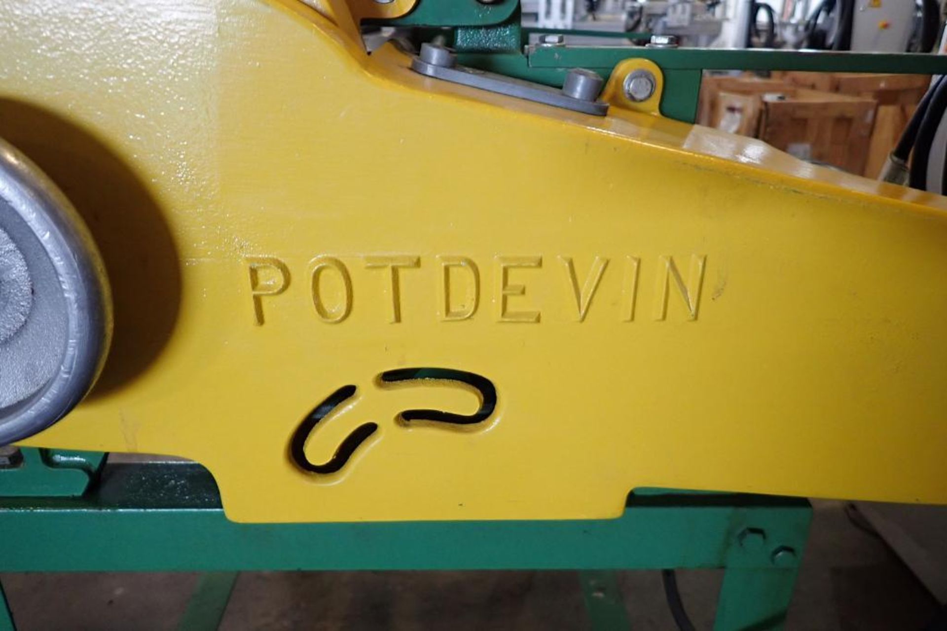 Potdevin film roll feeder/stiller, Model NTZ27-86, SN 2-106, 27 in. wide, 115 volt, mild steel - Image 6 of 11