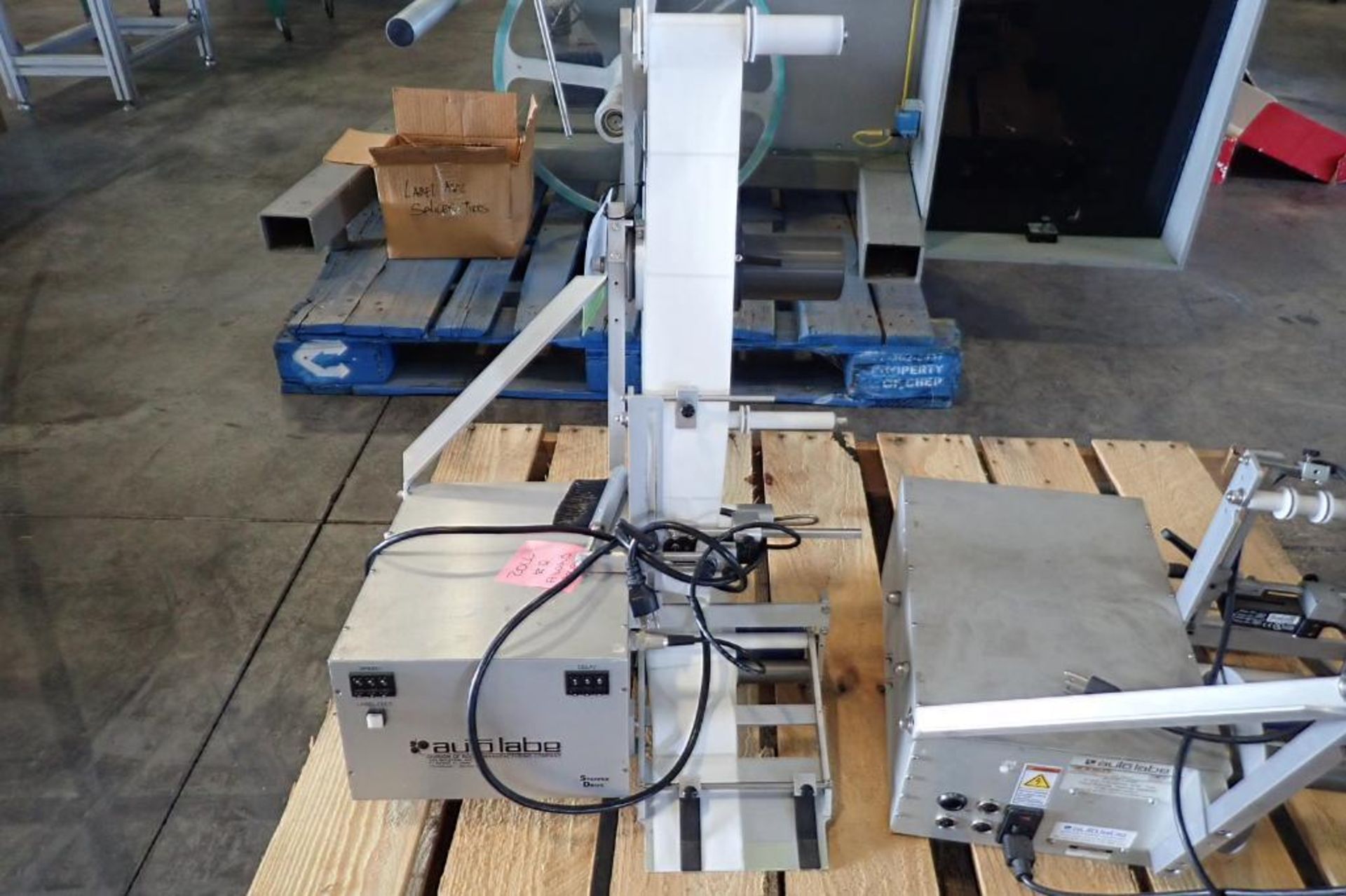 Label-Aire label splicer, Model ASDU, SN 0240850850308, 115 volt, 1 ph. { Rigging Fee: $25} - Image 3 of 12