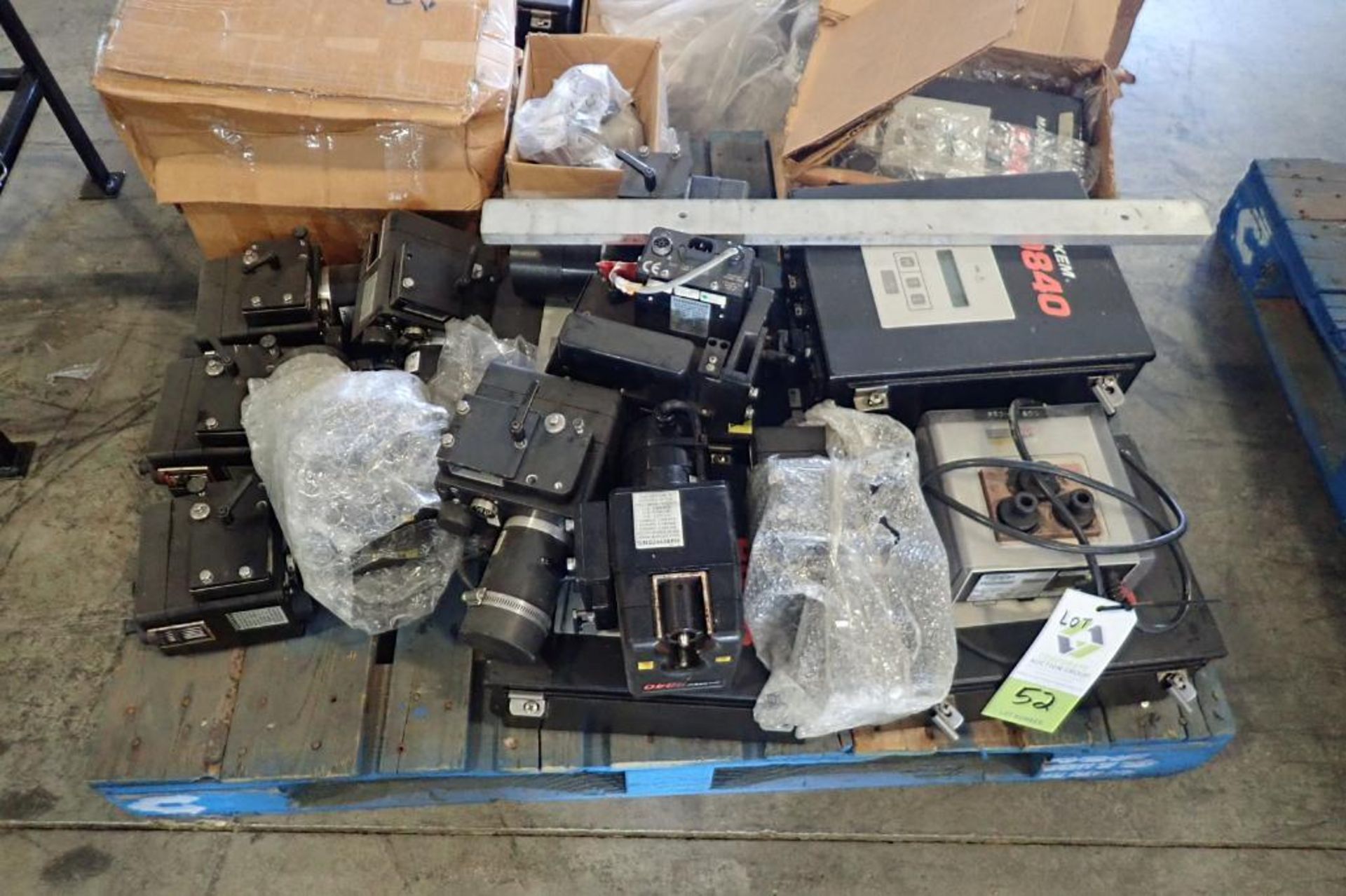 Pallet of assorted Markem 9840 coders and parts, approximately 11 control boxes { Rigging Fee: $25} - Image 2 of 12
