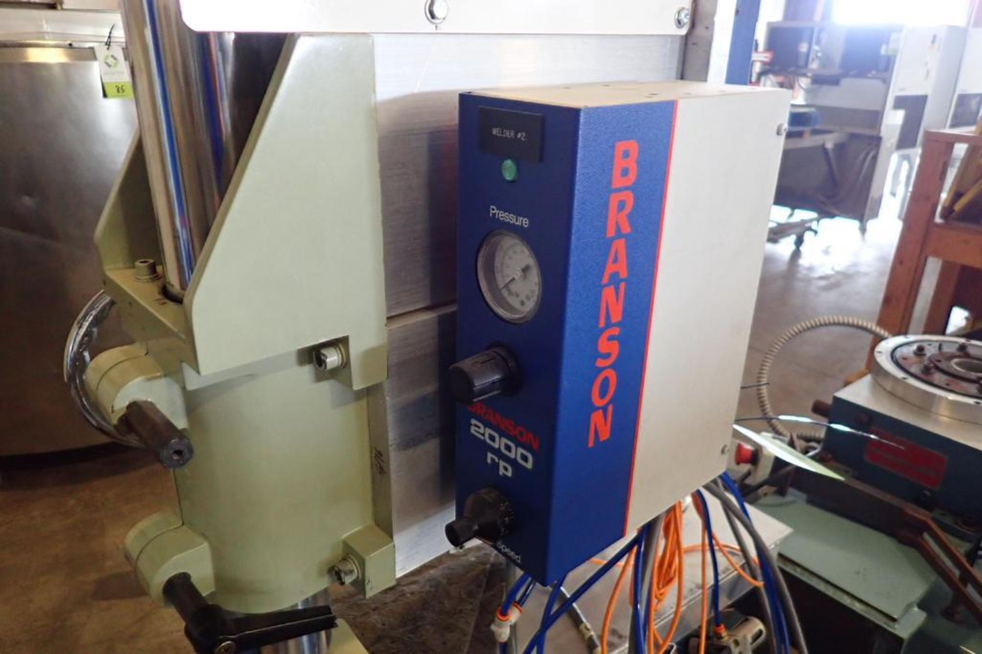 Branson Ultrasonic welder, Model 2000ao, mild steel frame { Rigging Fee: $50} - Image 4 of 16