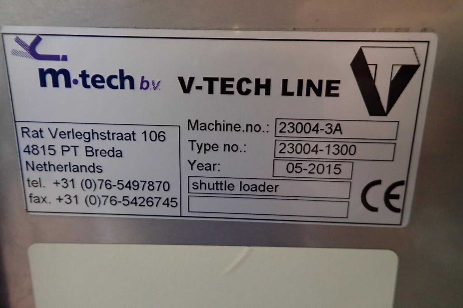 2015 M-tech shuttle loader, Type 23004-1300, SN 23004-3A, white vinyl extendable belt 45 in. long - Image 17 of 17