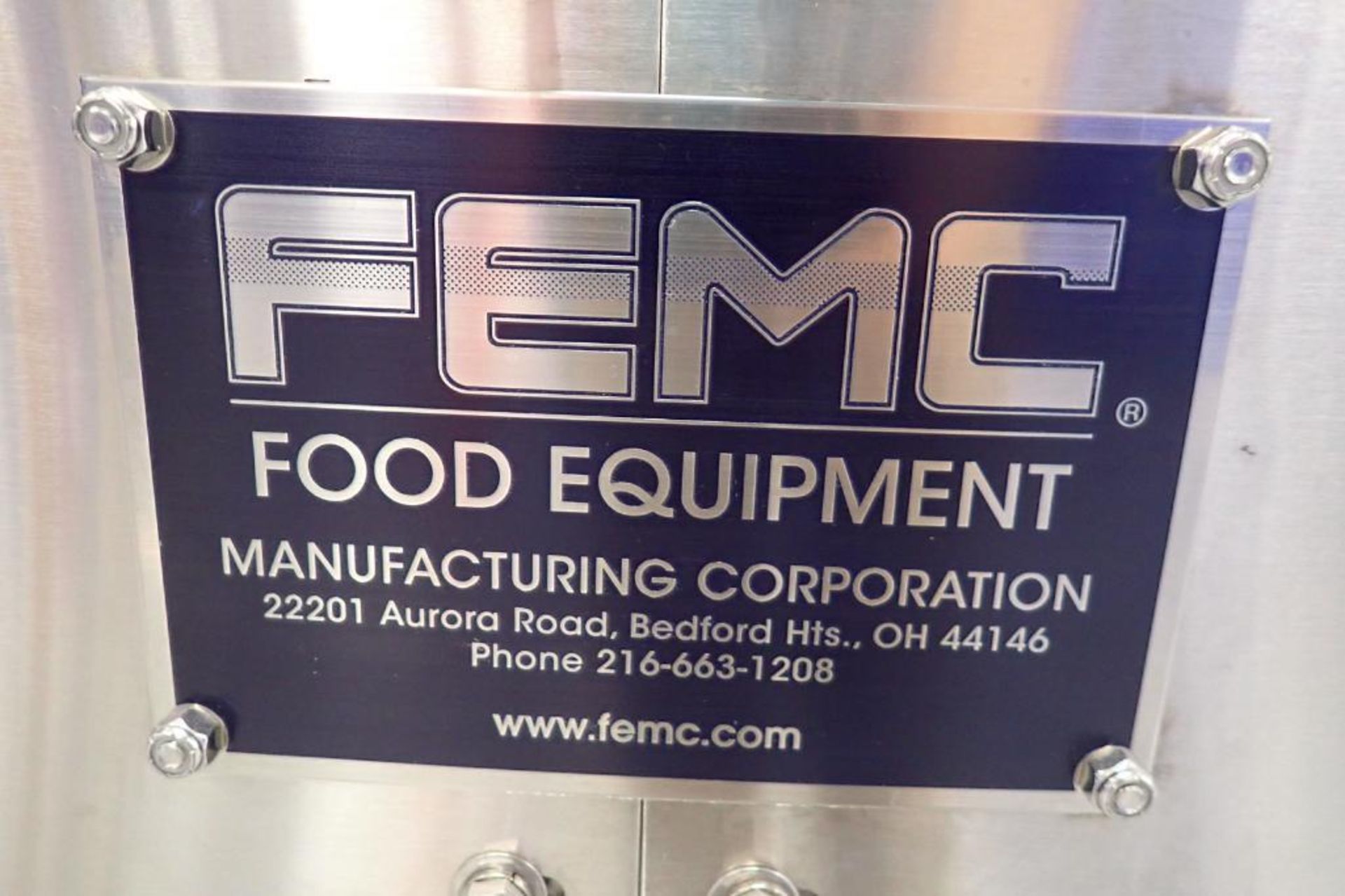 FEMC 90 degree S turn conveyor, approximately 10 in .wide, overall 120 in. long x 94 in. wide, motor - Image 10 of 10