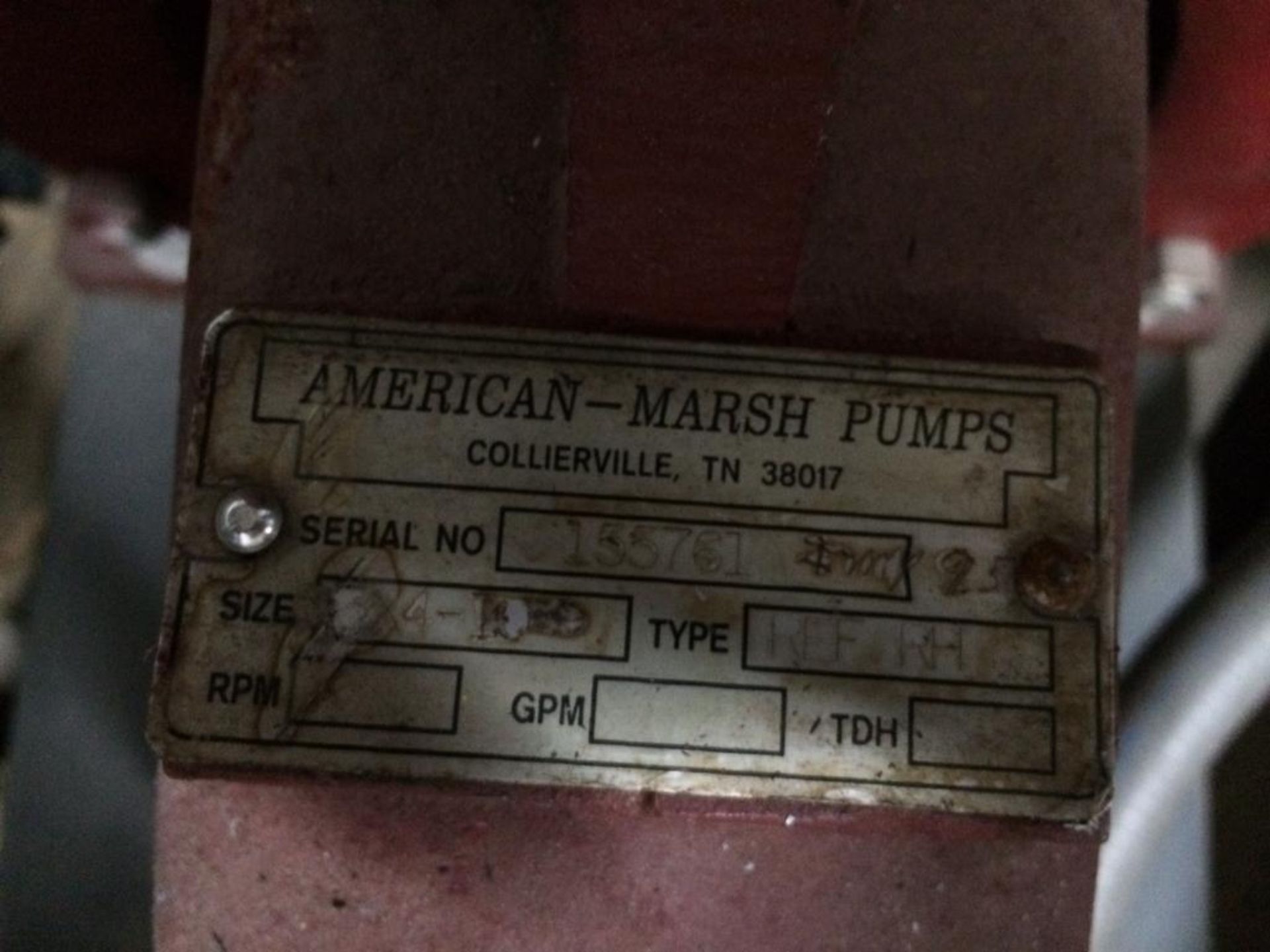 American Marsh pump - (Located in Fayetteville, AR) - Image 6 of 6