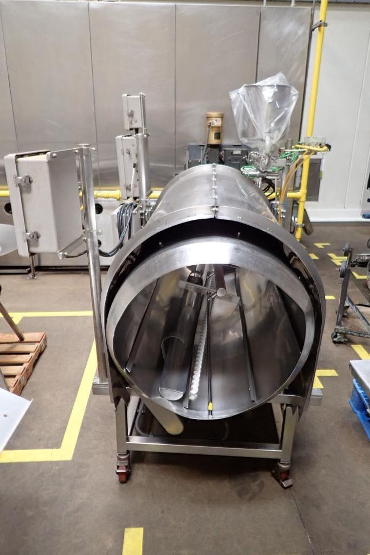 Spray Dynamics SS coating drum. {Located in Visalia, CA} - Image 22 of 22