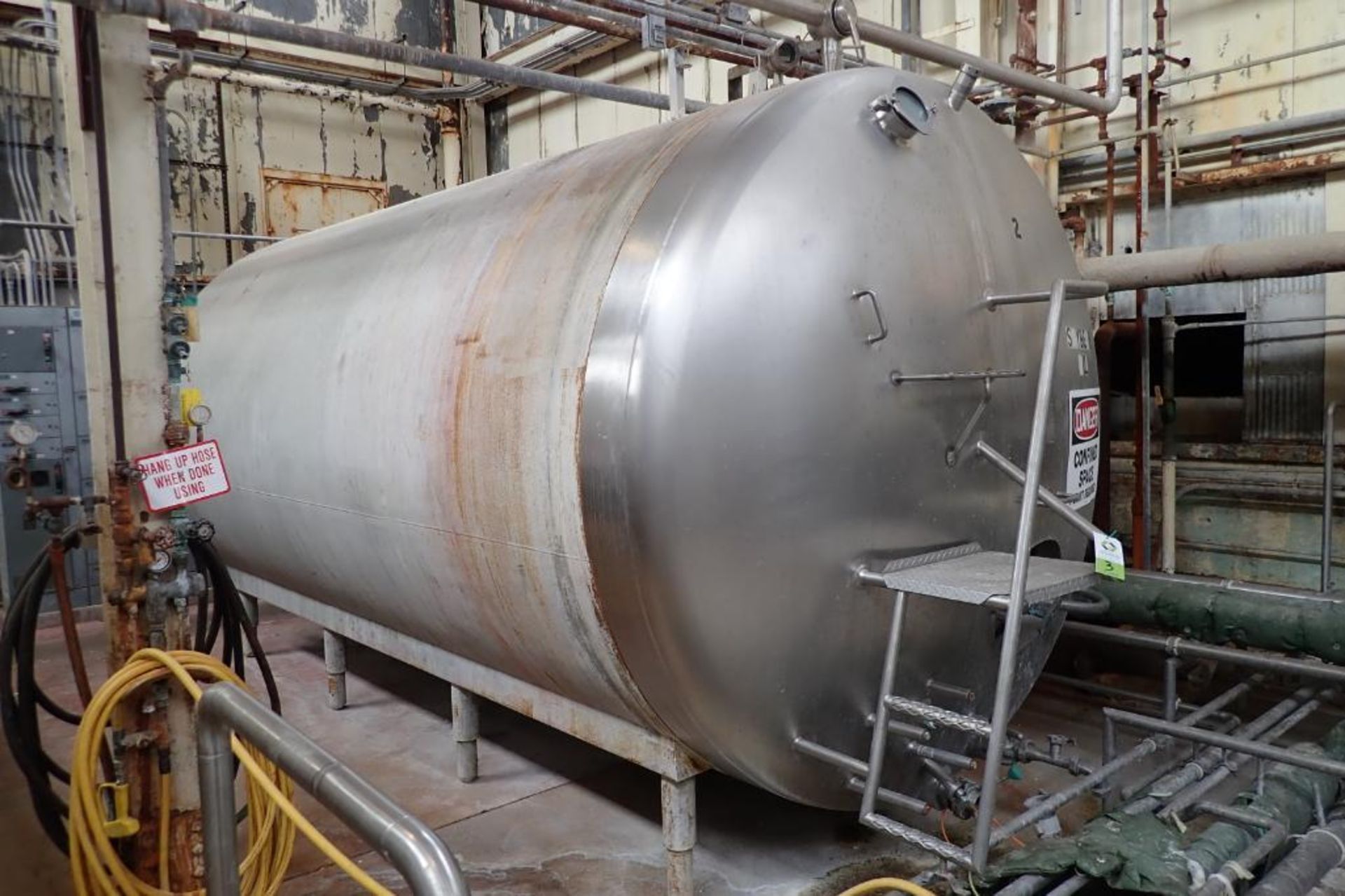 Creamery Package SS jacketed holding tank. {Located in Dixon, IL} - Image 4 of 8