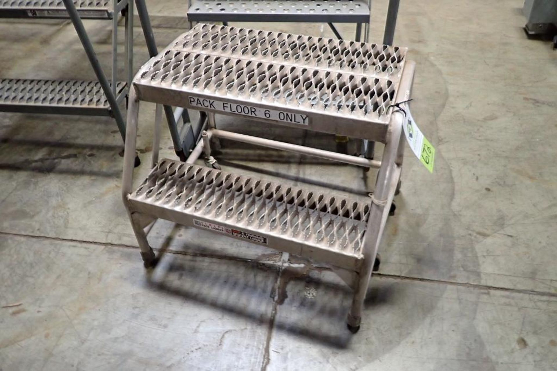 5-step Cotterman rolling ladder. {Located in Visalia, CA} - Image 2 of 3