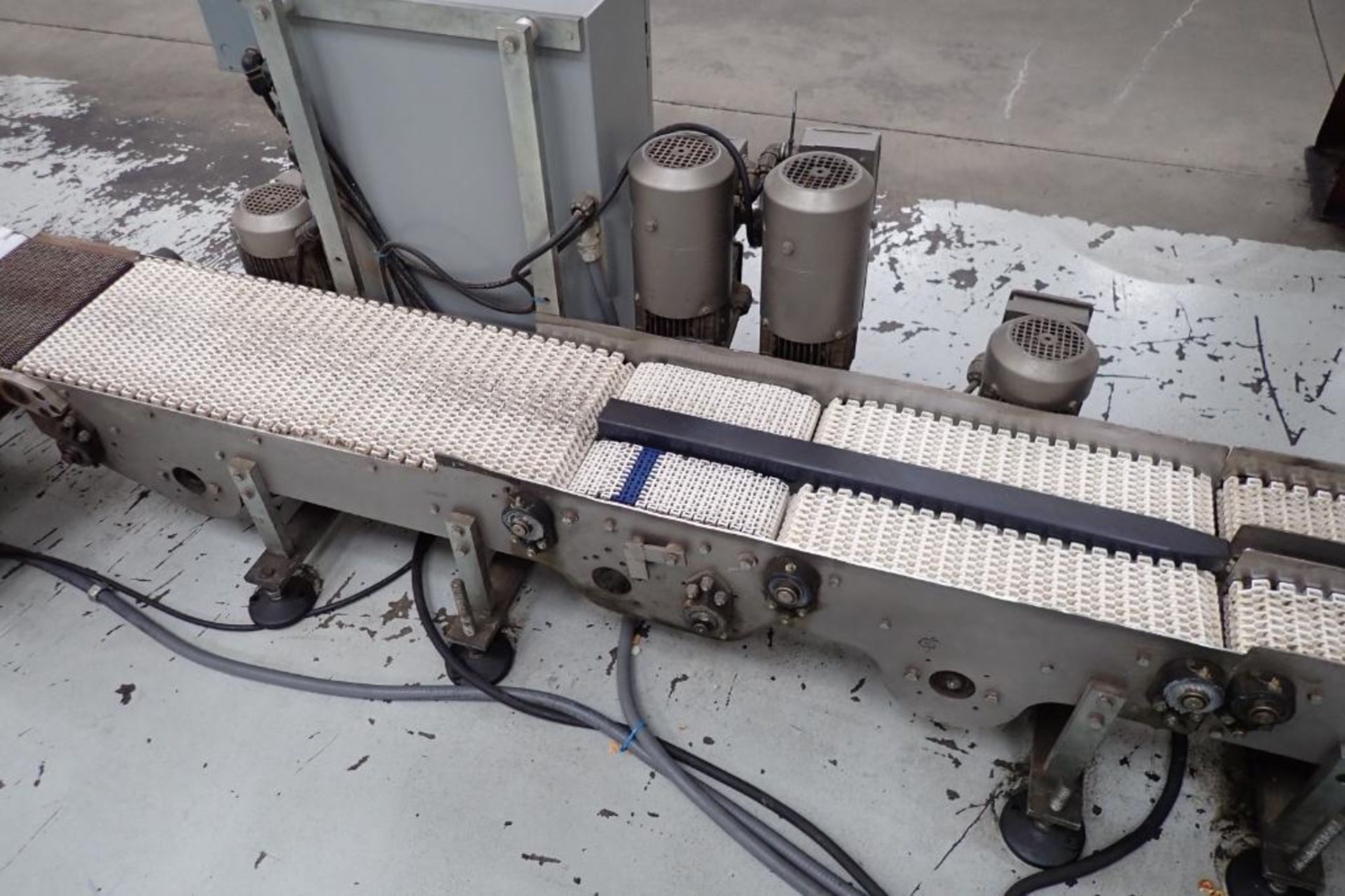 SS white plastic chain conveyor. {Located in Visalia, CA} - Image 6 of 15