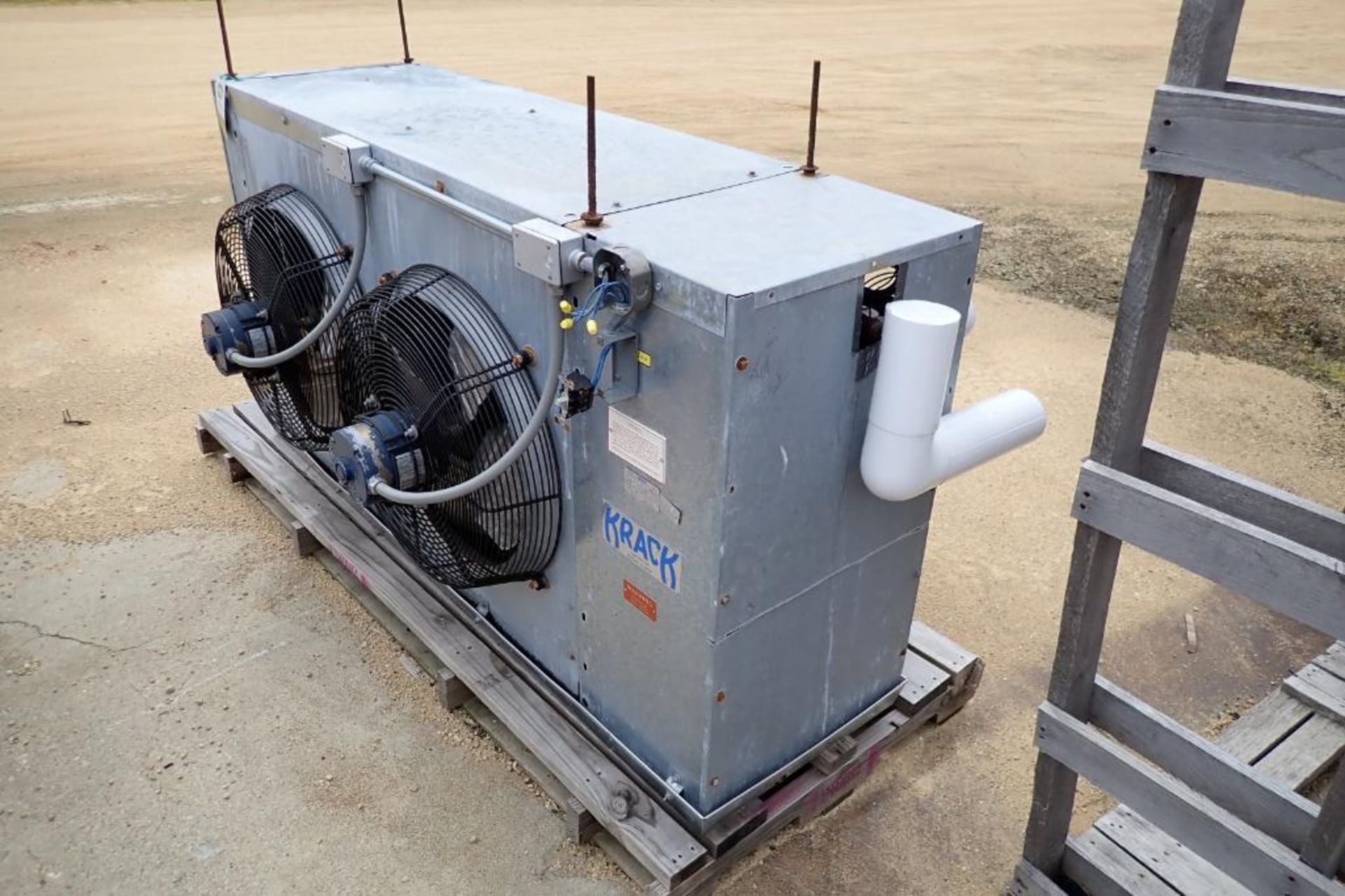 Krack 2-fan evaporator. {Located in Dixon, IL} - Image 5 of 7