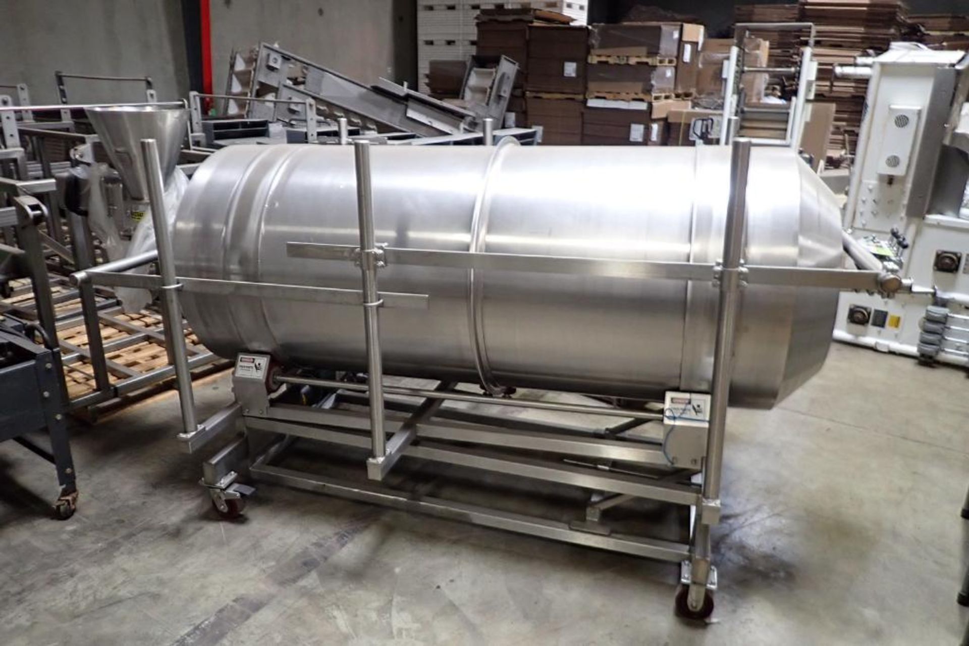 Spray Dynamics SS coating drum. {Located in Visalia, CA} - Image 5 of 9