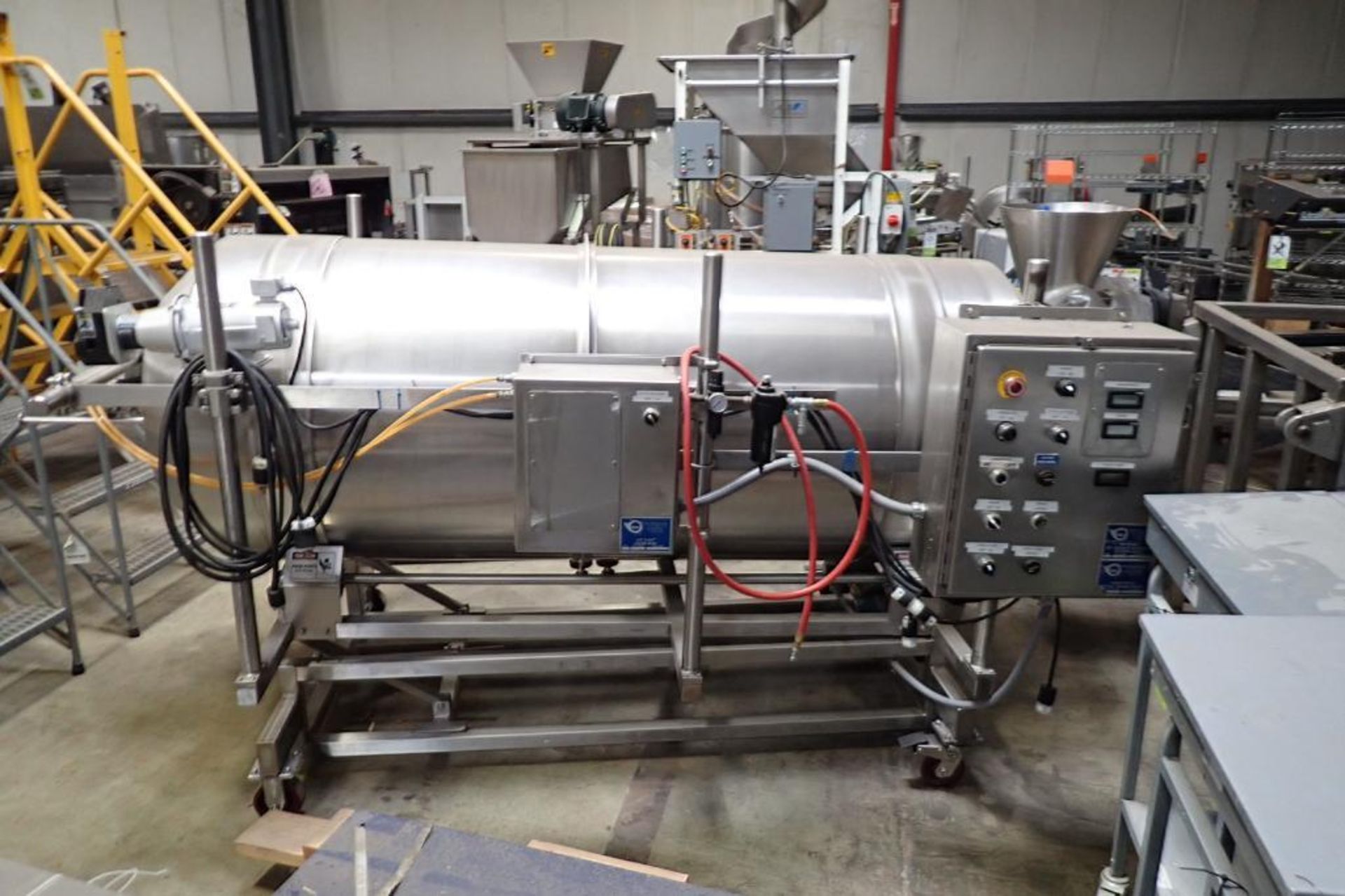 Spray Dynamics SS coating drum. {Located in Visalia, CA} - Image 3 of 9