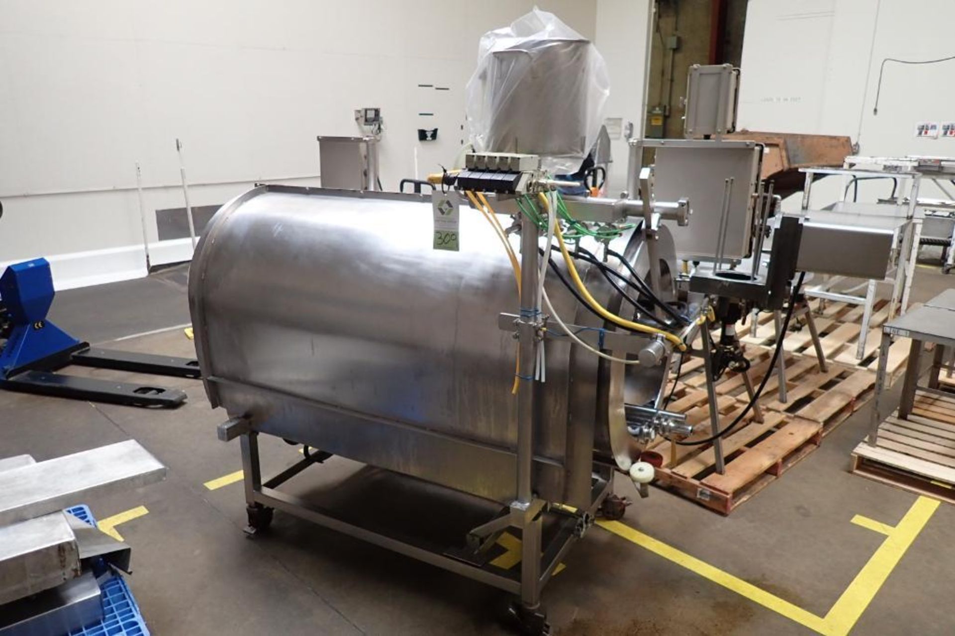 Spray Dynamics SS coating drum. {Located in Visalia, CA} - Image 8 of 22