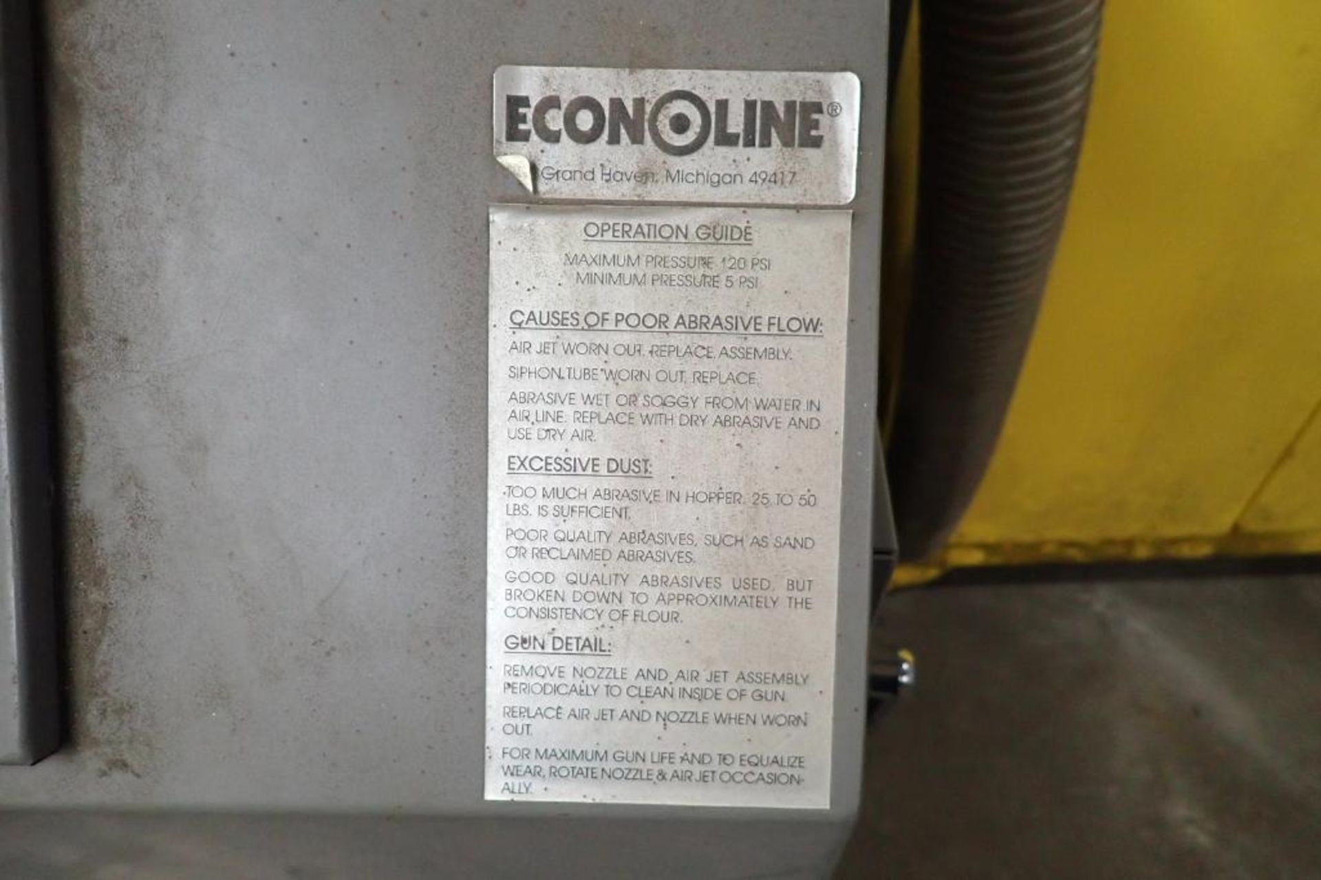 Econoline self-contained sand blasting unit. {Located in Dixon, IL} - Image 10 of 10