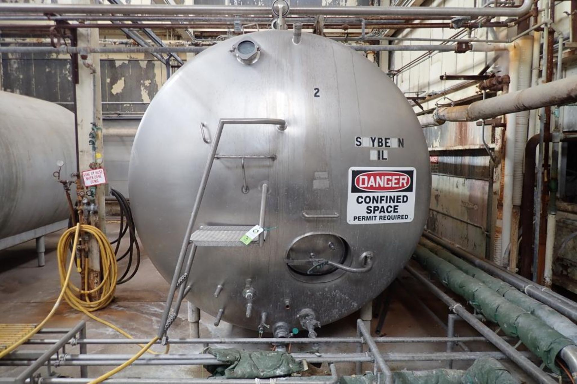 Creamery Package SS jacketed holding tank. {Located in Dixon, IL} - Image 2 of 8