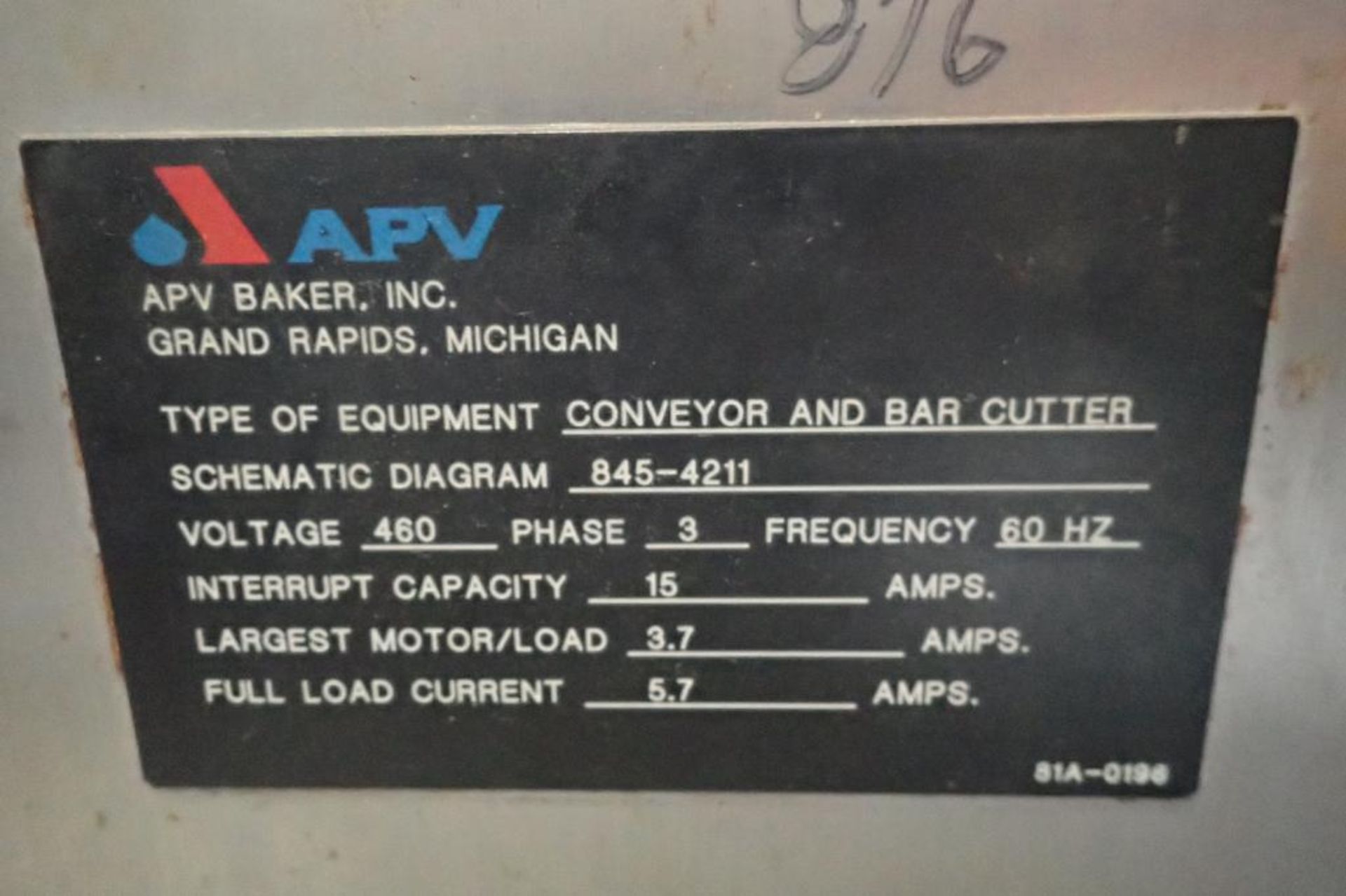 APV bar cutter parts. {Located in Visalia, CA} - Image 7 of 7