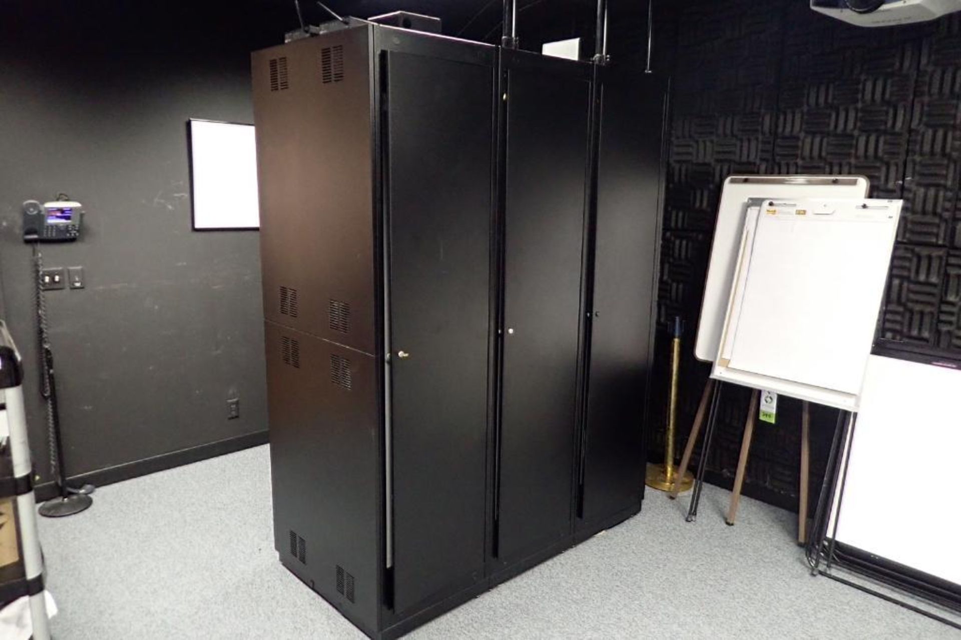 3-section data rack