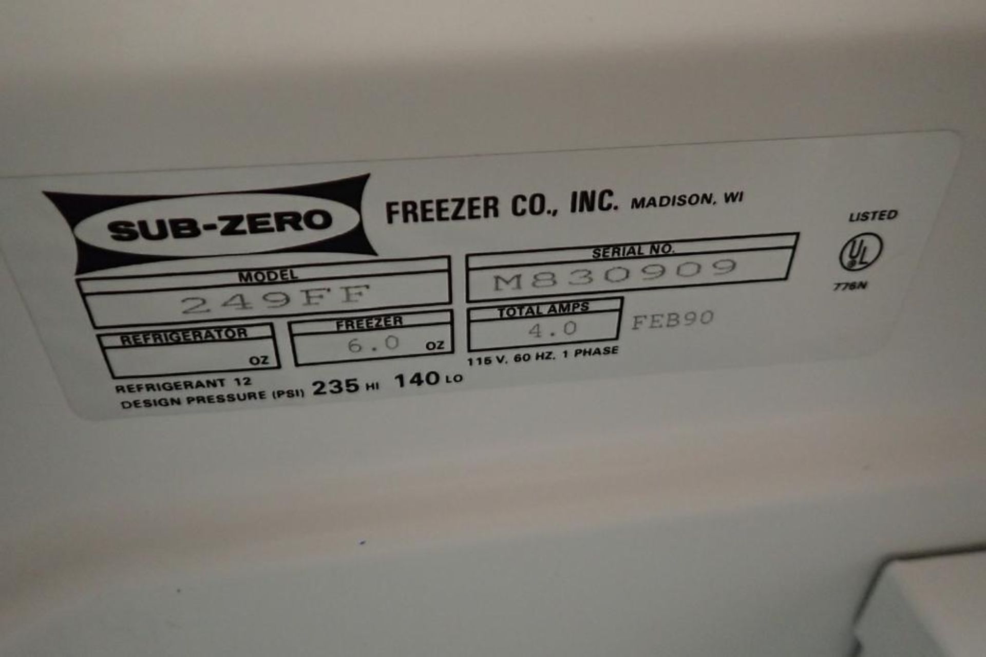 (4) undercounter freezers - Image 5 of 10