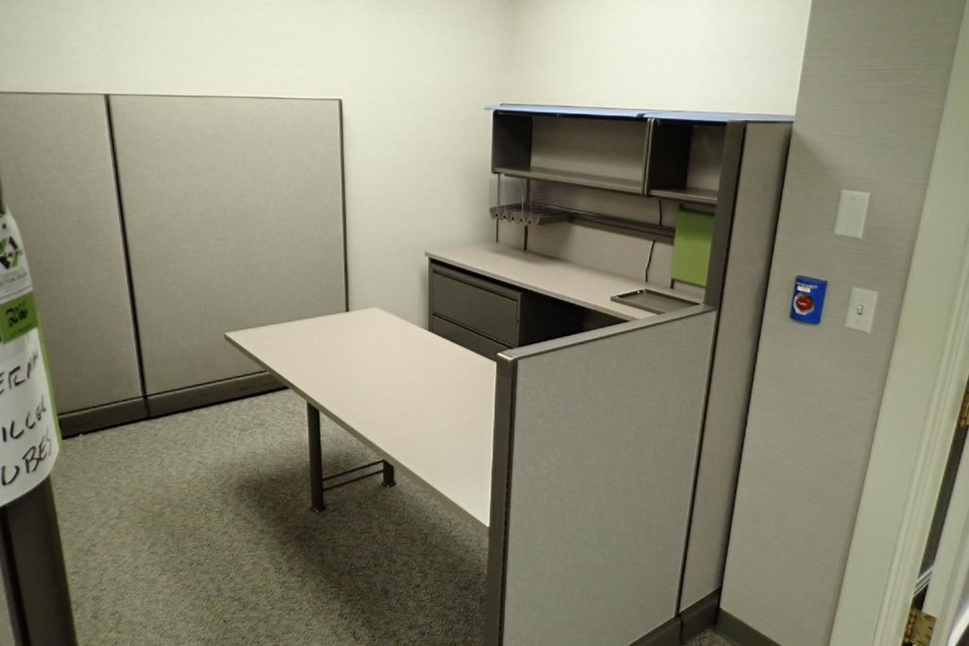 (6) Herman Miller office cubicles and furniture - Image 3 of 13