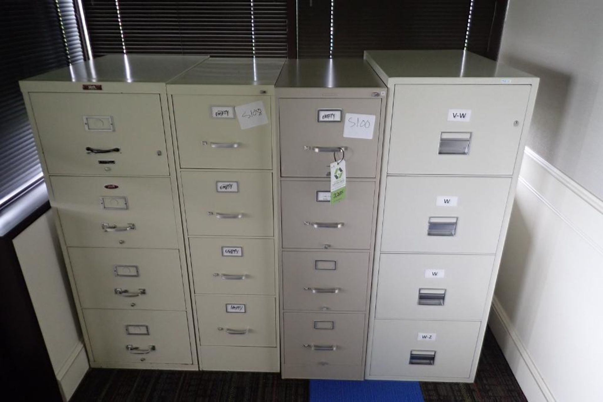 Vertical filing cabinets