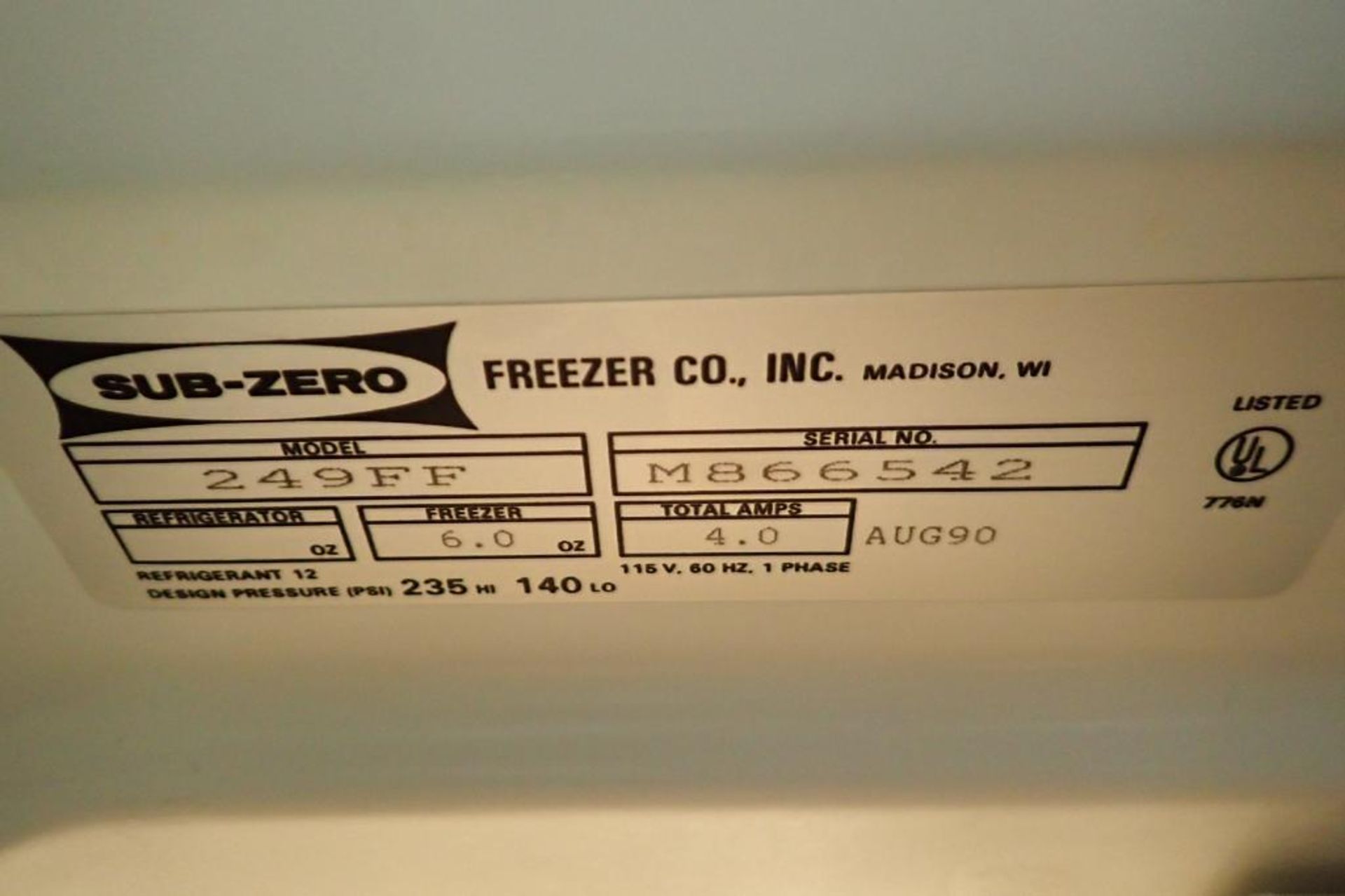 (4) undercounter freezers - Image 10 of 10