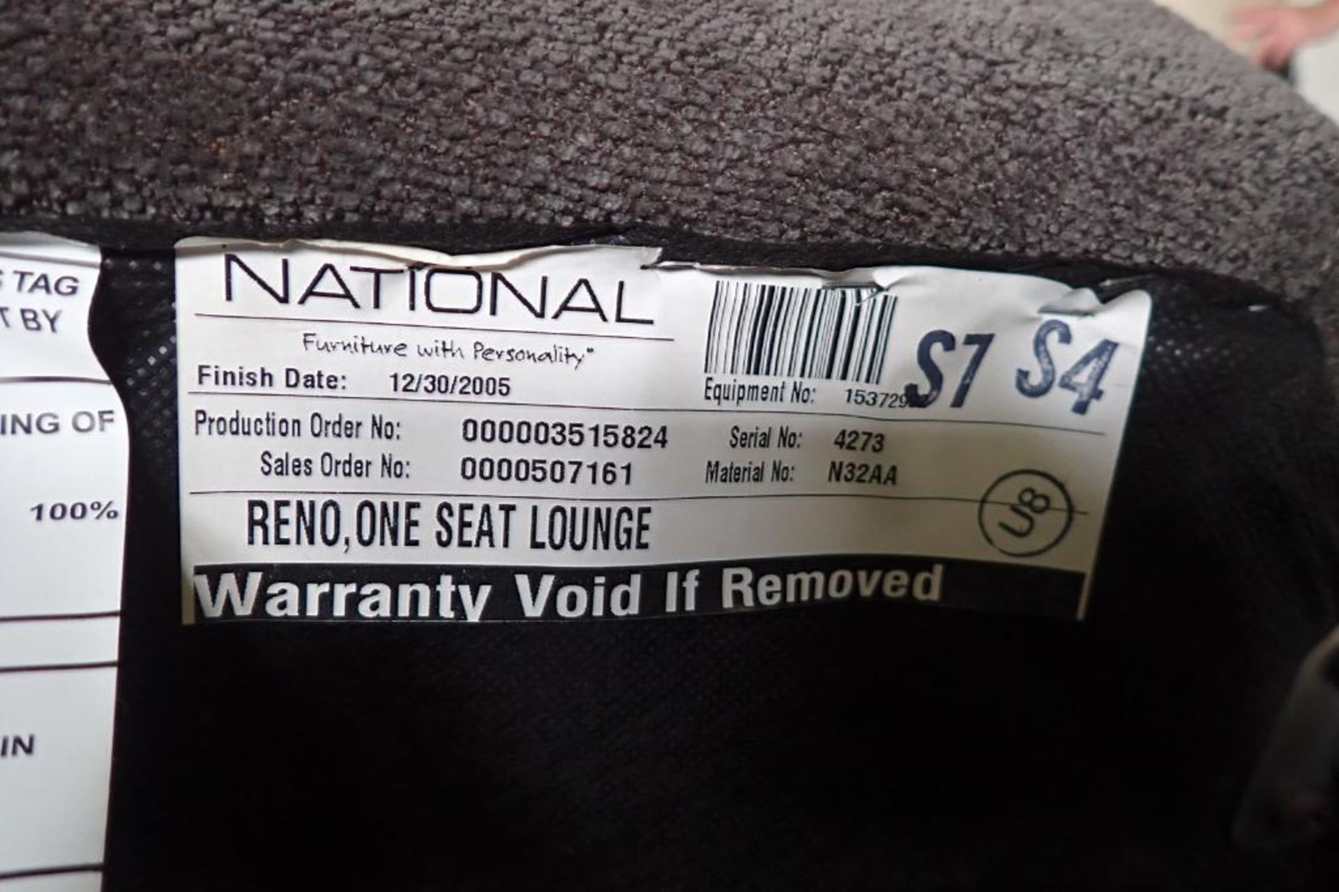 National reno one seat lounge chair - Image 5 of 5