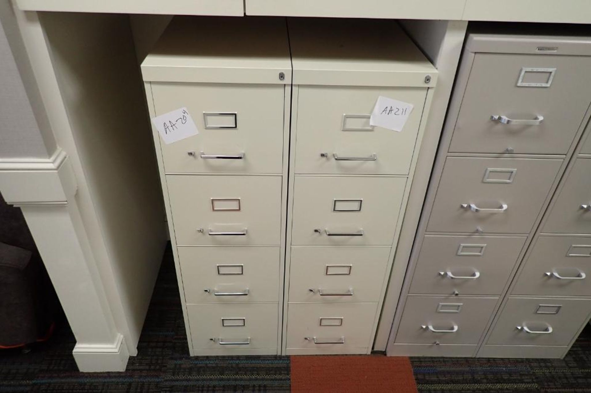 (8) 4-drawer filing cabinets - Image 2 of 7