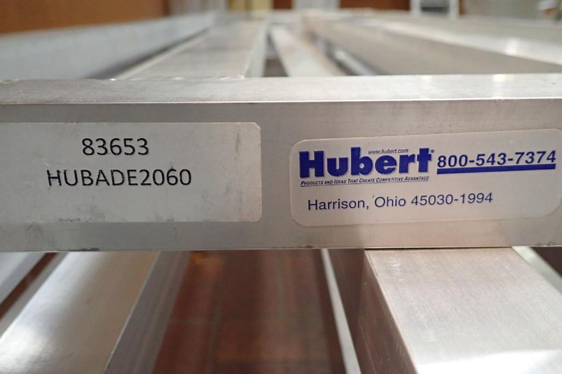 Hubert aluminum storage racks - Image 3 of 3