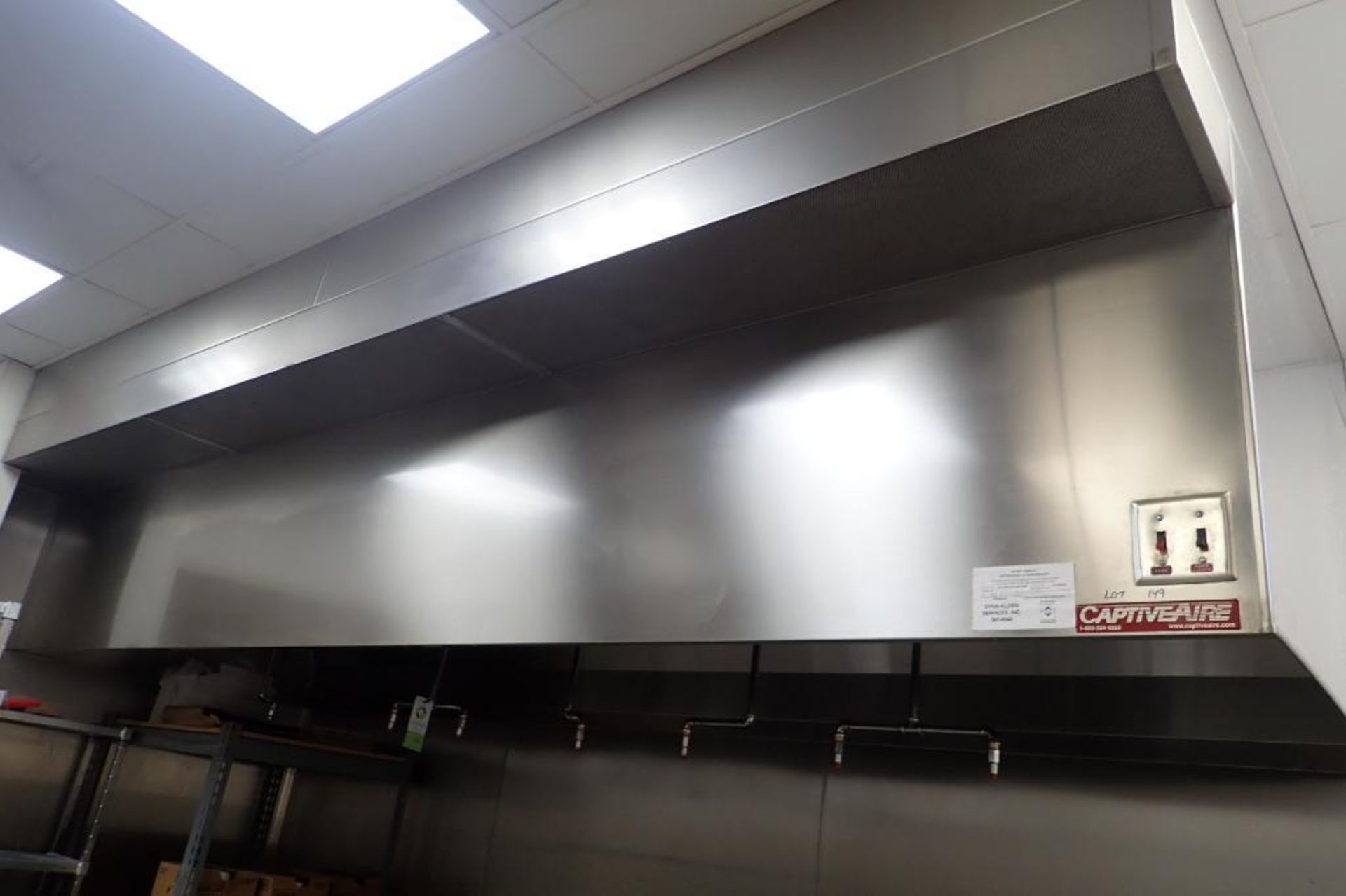 Captive Aire SS exhaust hood