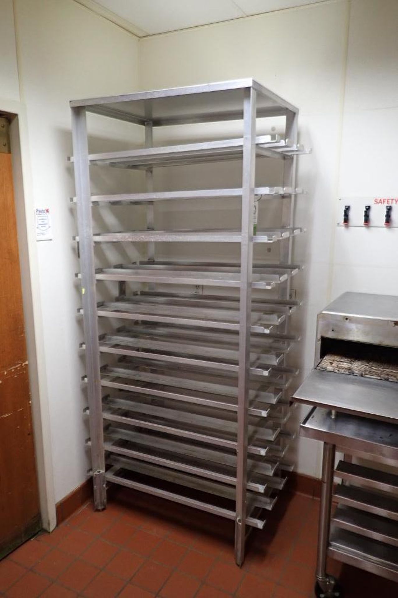 Aluminum holding rack - Image 2 of 3