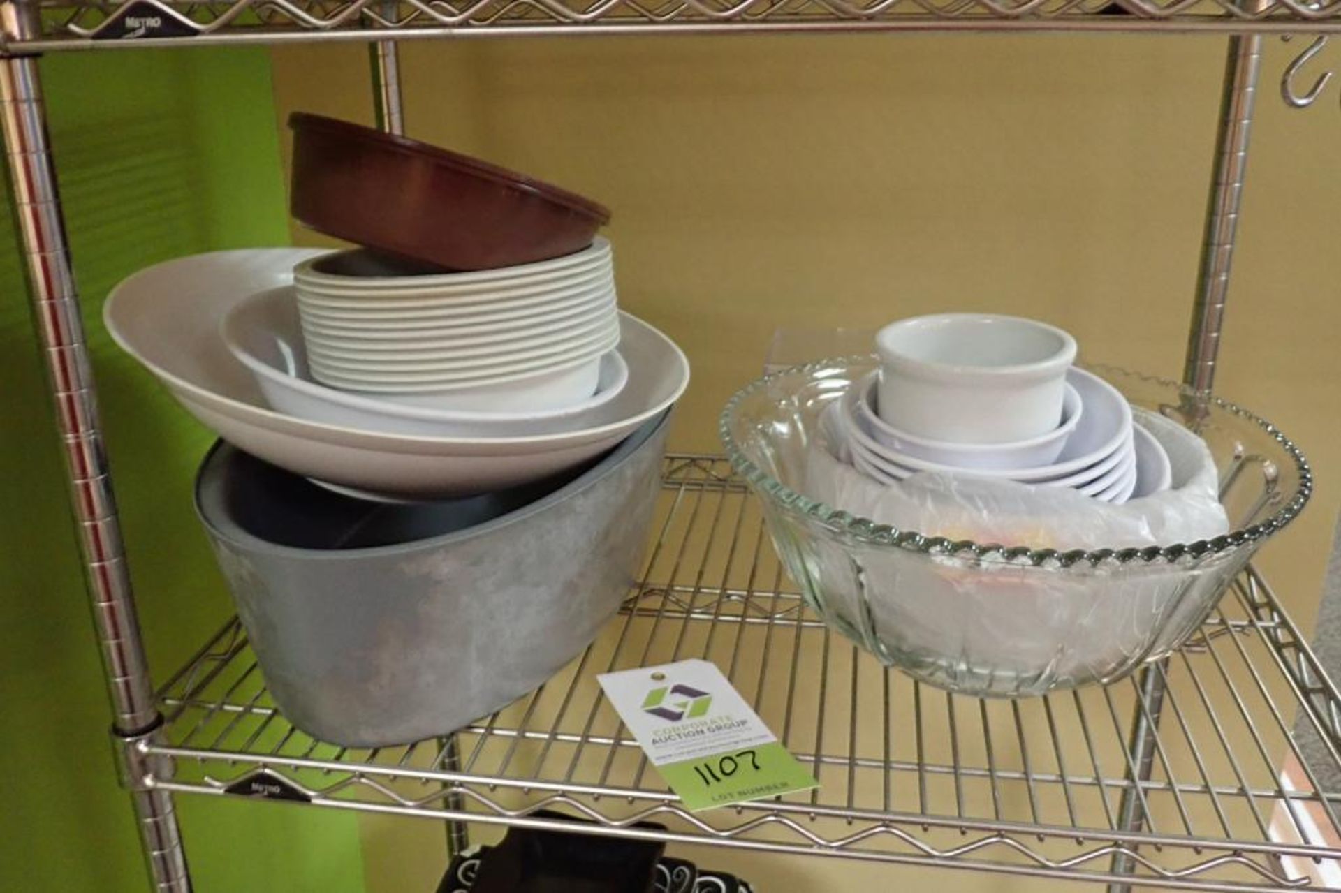 Lot of assorted serving bowls