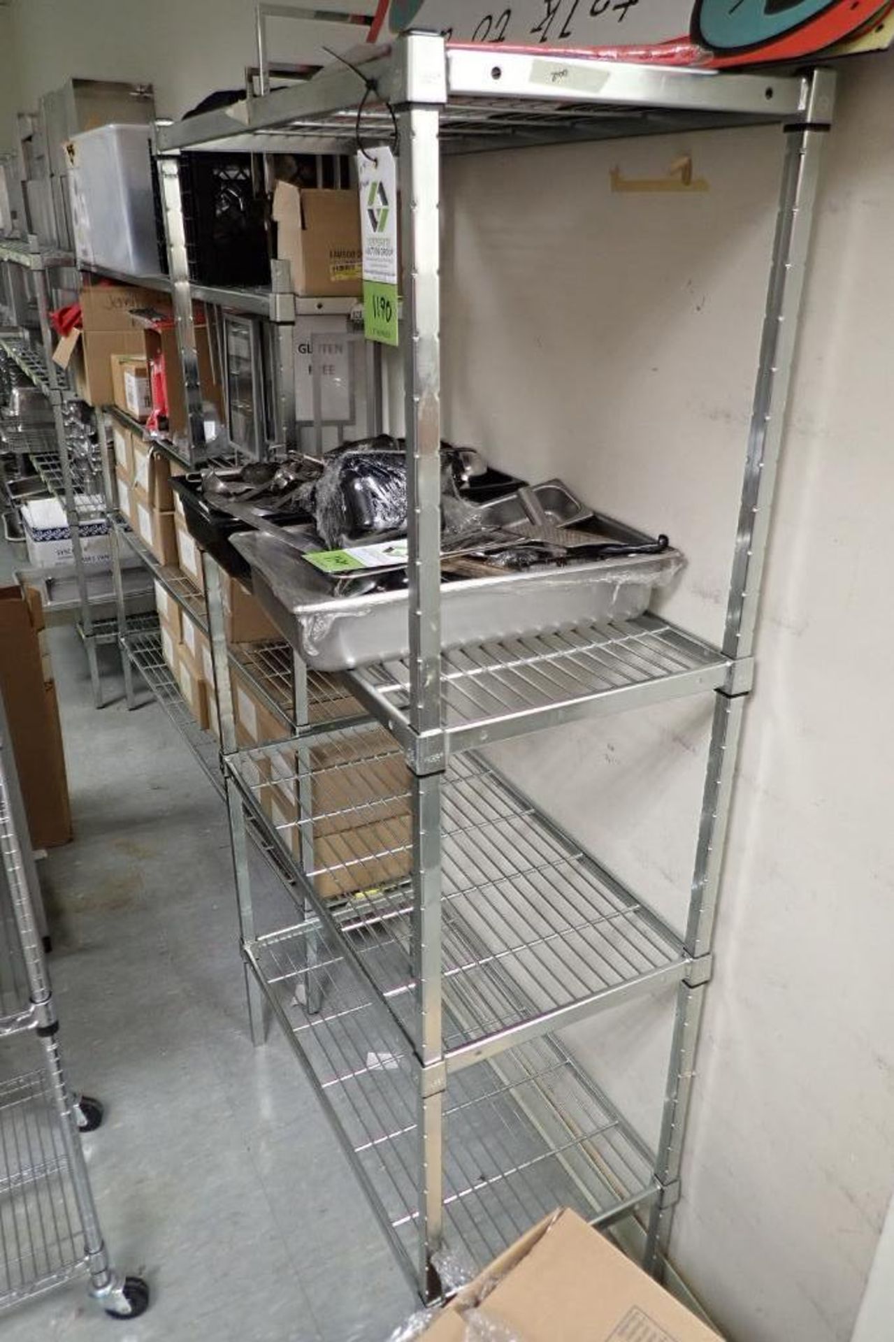 Chrome 4-shelf wire racks - Image 2 of 5